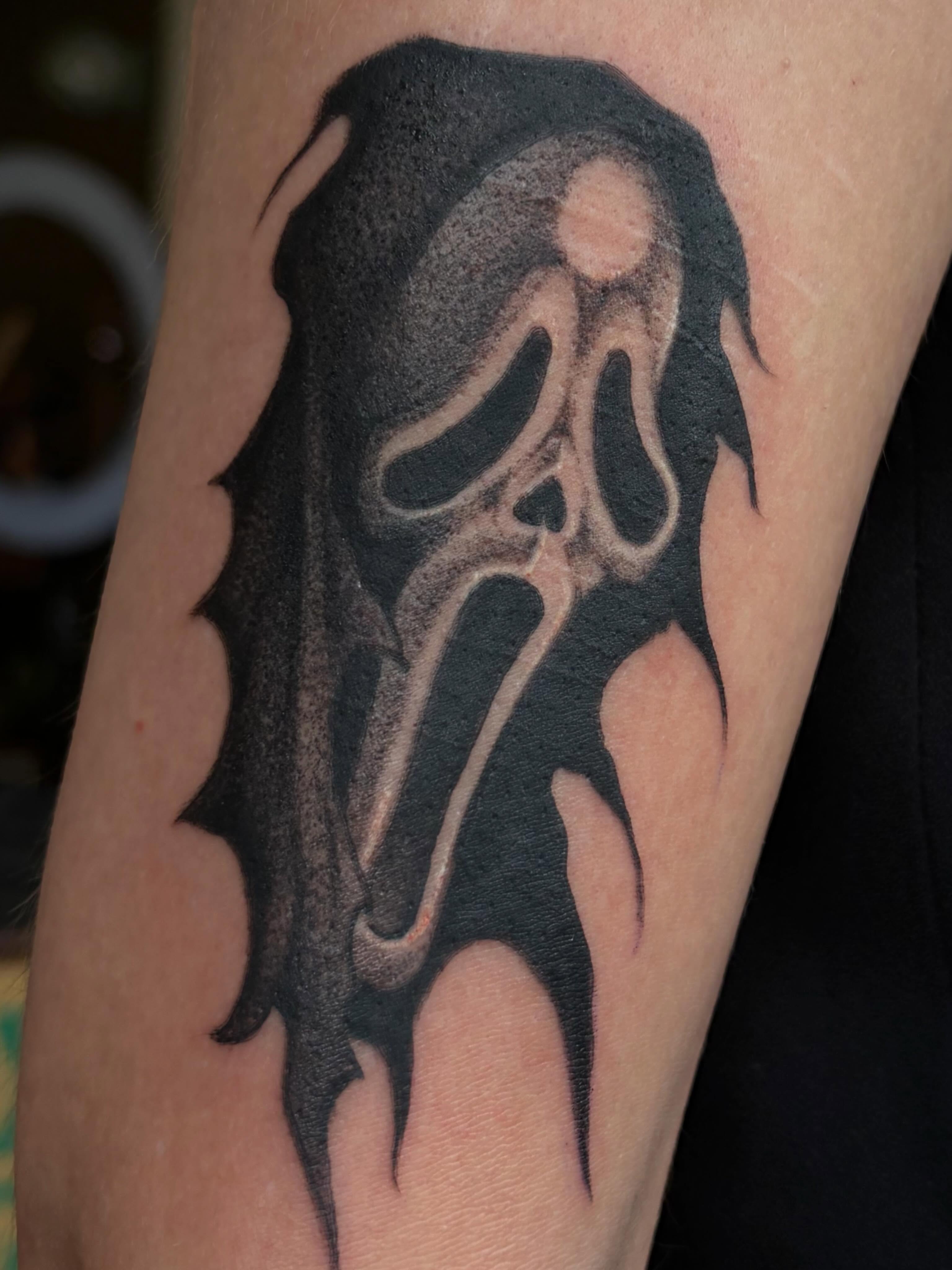 Tattoo by @seanbaldwintattoos — black_and_grey