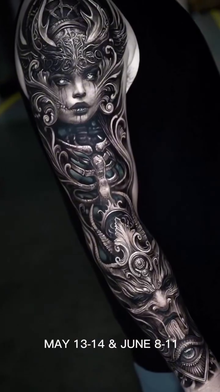 Tattoo work at Austin Tattoo Invitational 2026