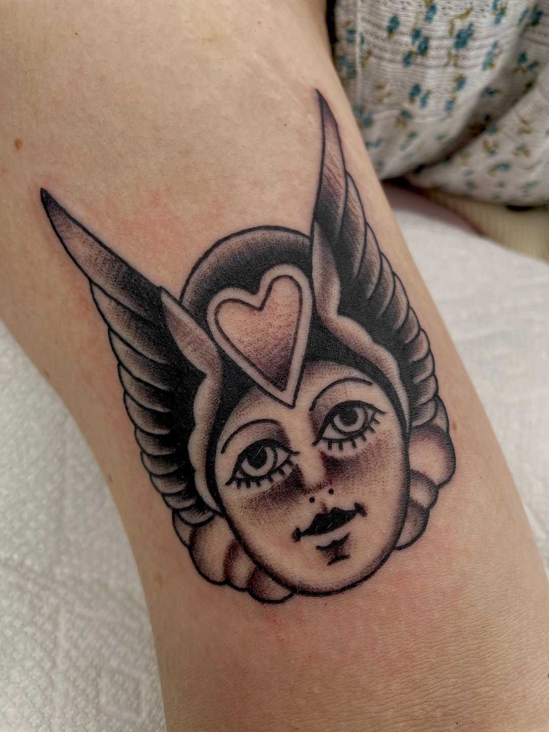Tattoo by @stubborntattoos — american_traditional, black_and_grey