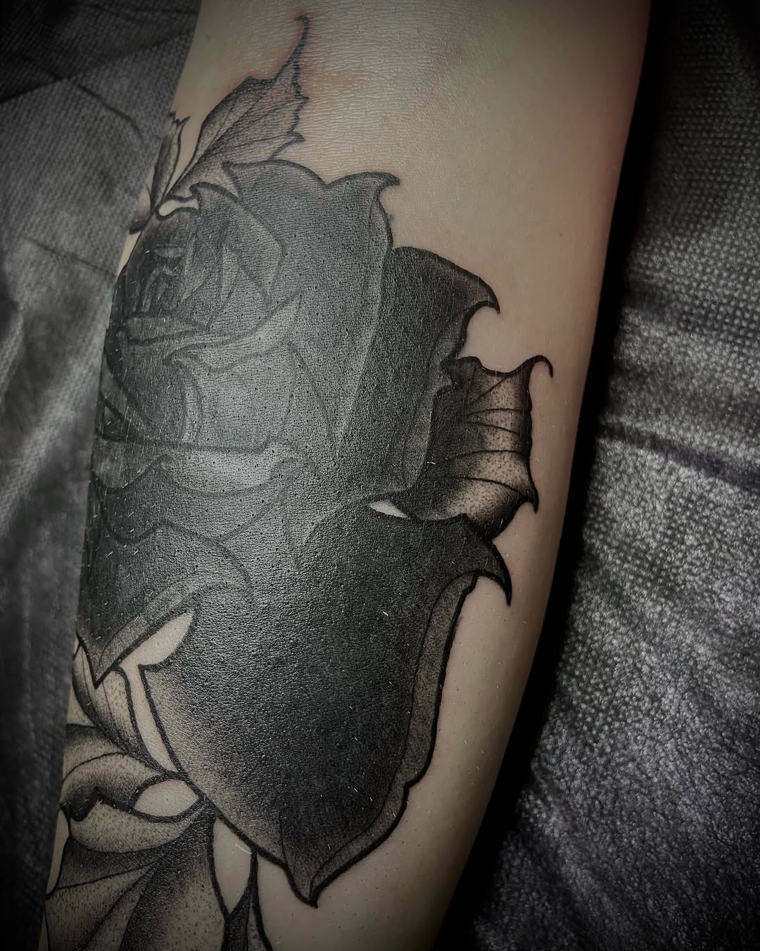 Tattoo by @inked.by.shelbie — black_and_grey, realism