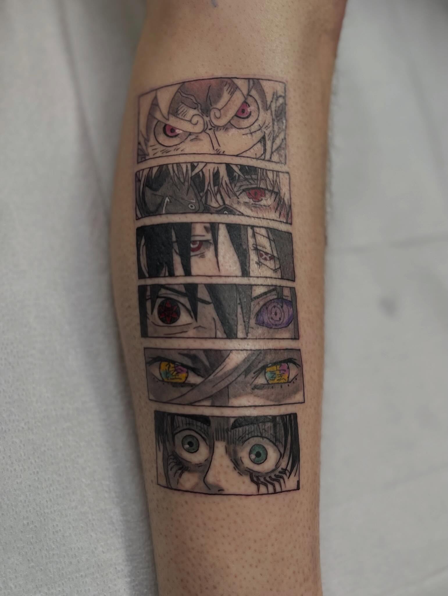 Tattoo by @jonathanharts_ — anime