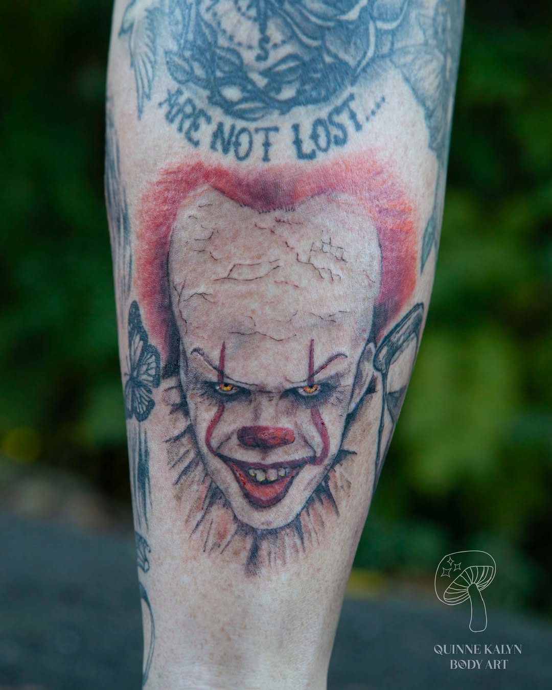Tattoo by @quinnekalynbodyart — realism, black_and_grey