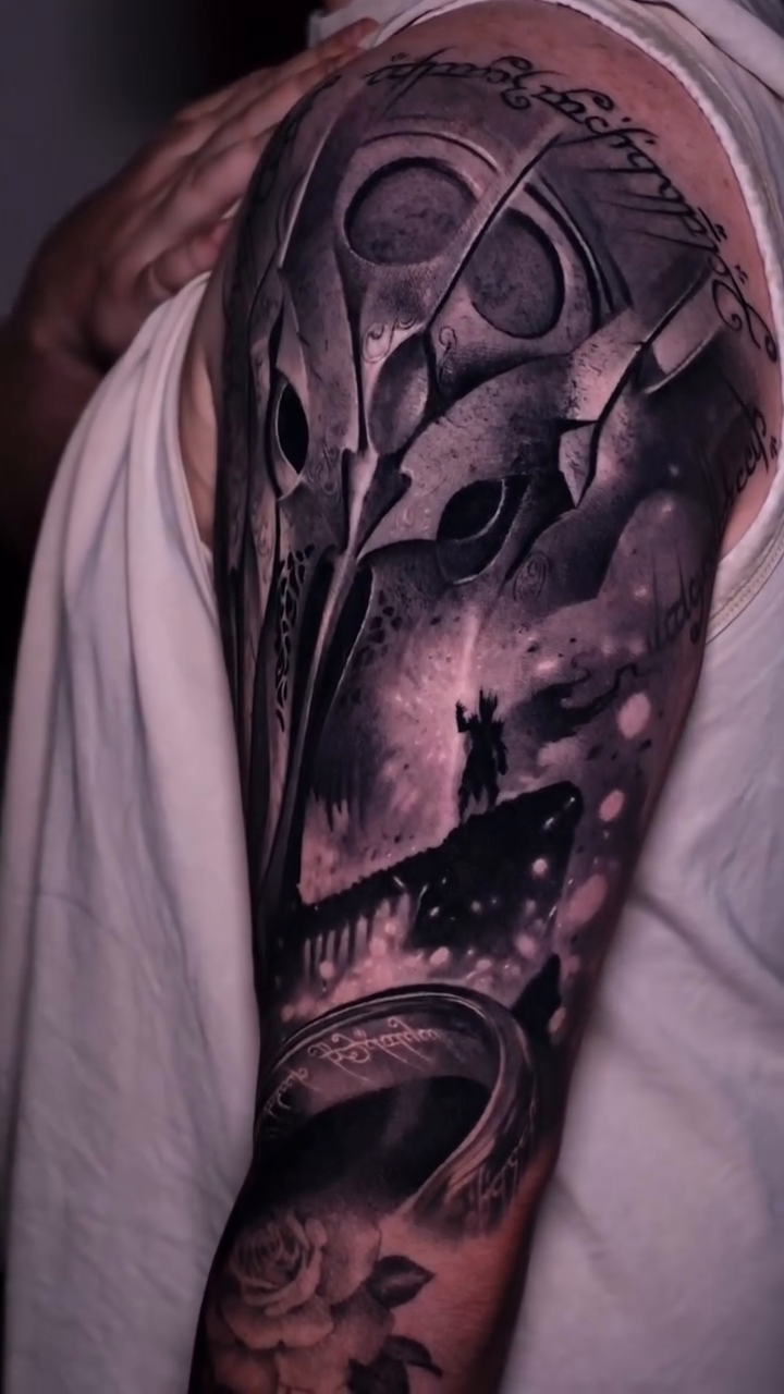 Tattoo by @the_marra_ — dark_realism, black_and_grey