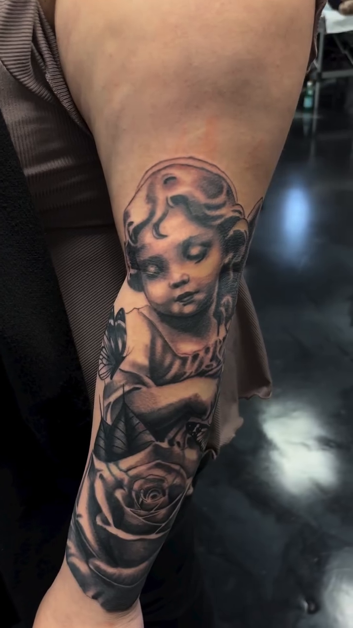 Tattoo by @tattsbyjefe β black_and_grey, realism