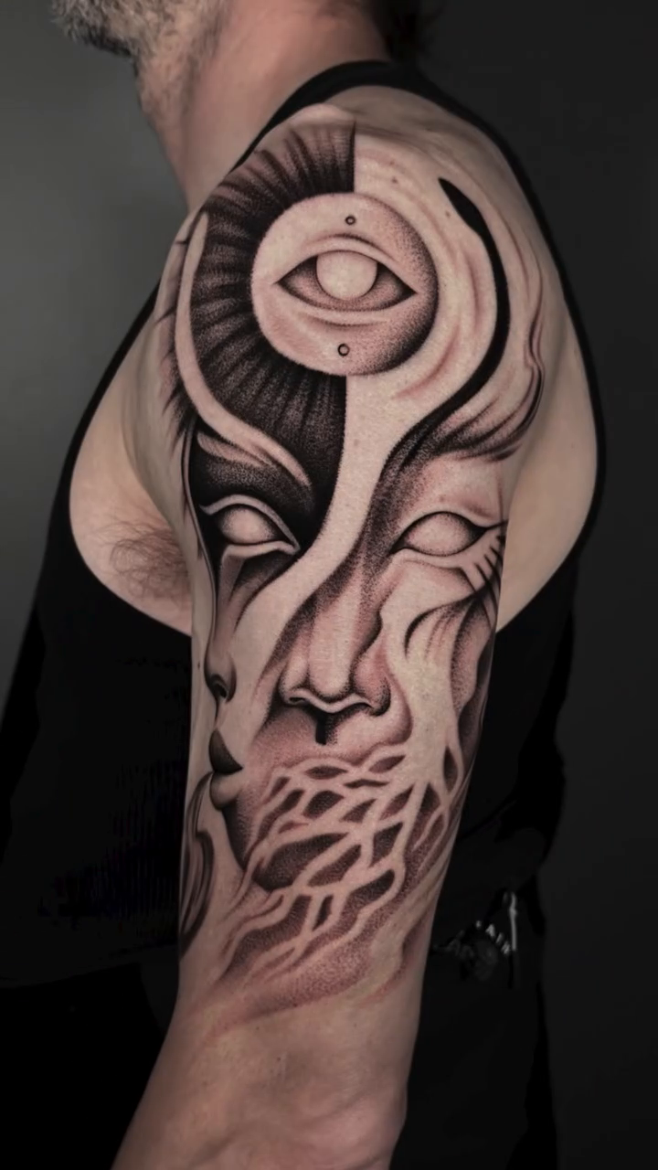 Tattoo by @fineartunbound โ black_and_grey, realism