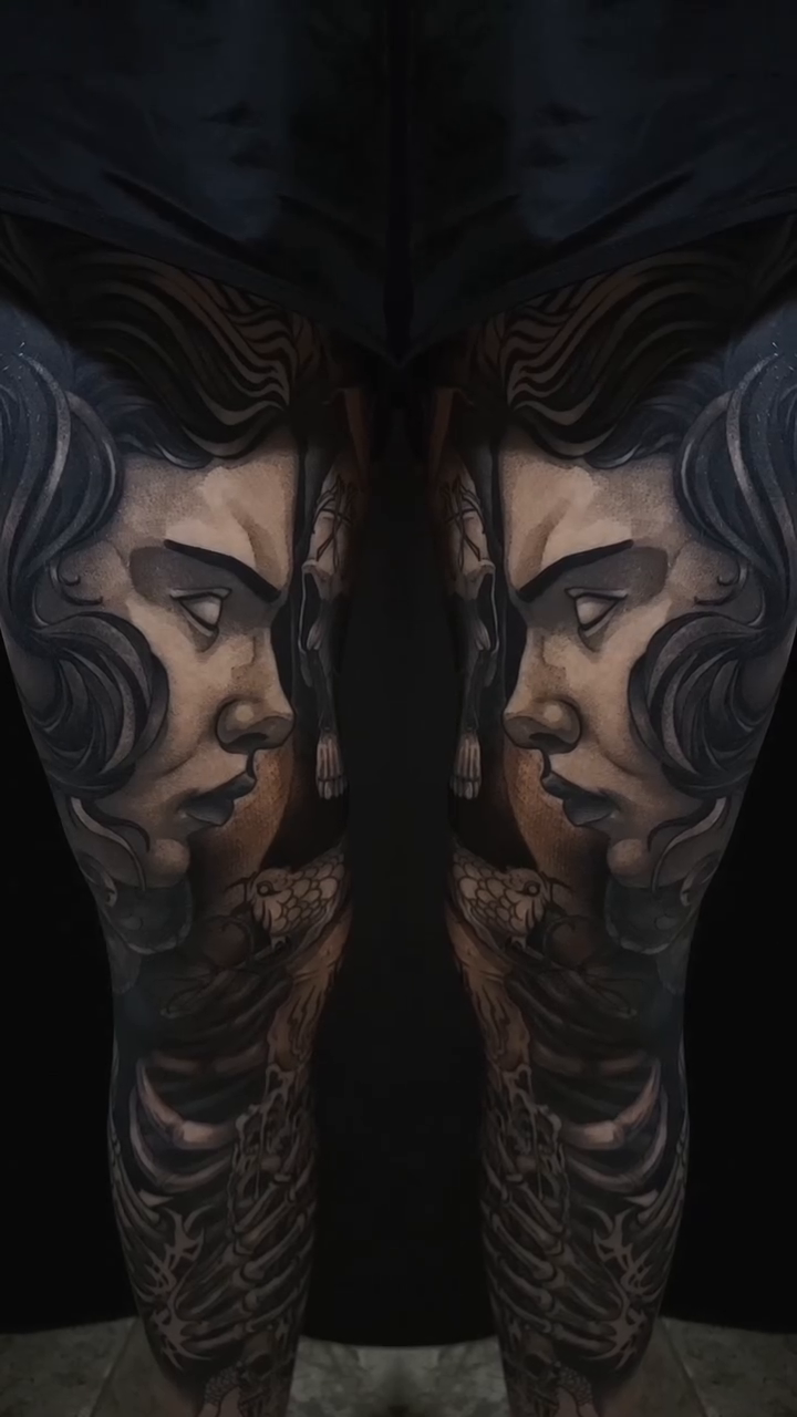 Tattoo by @v_affliction β realism, black_and_grey