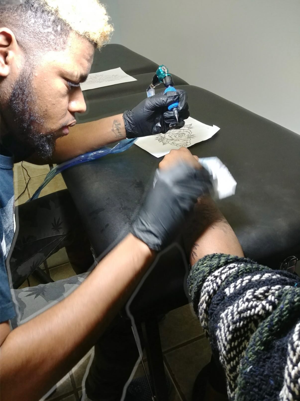 Tattoo by @tonyvontony β black_and_grey