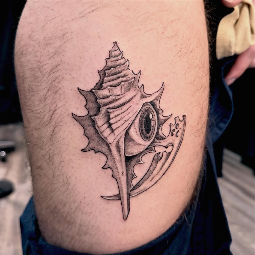 Tattoo by @elijahtatttoo — black_and_grey