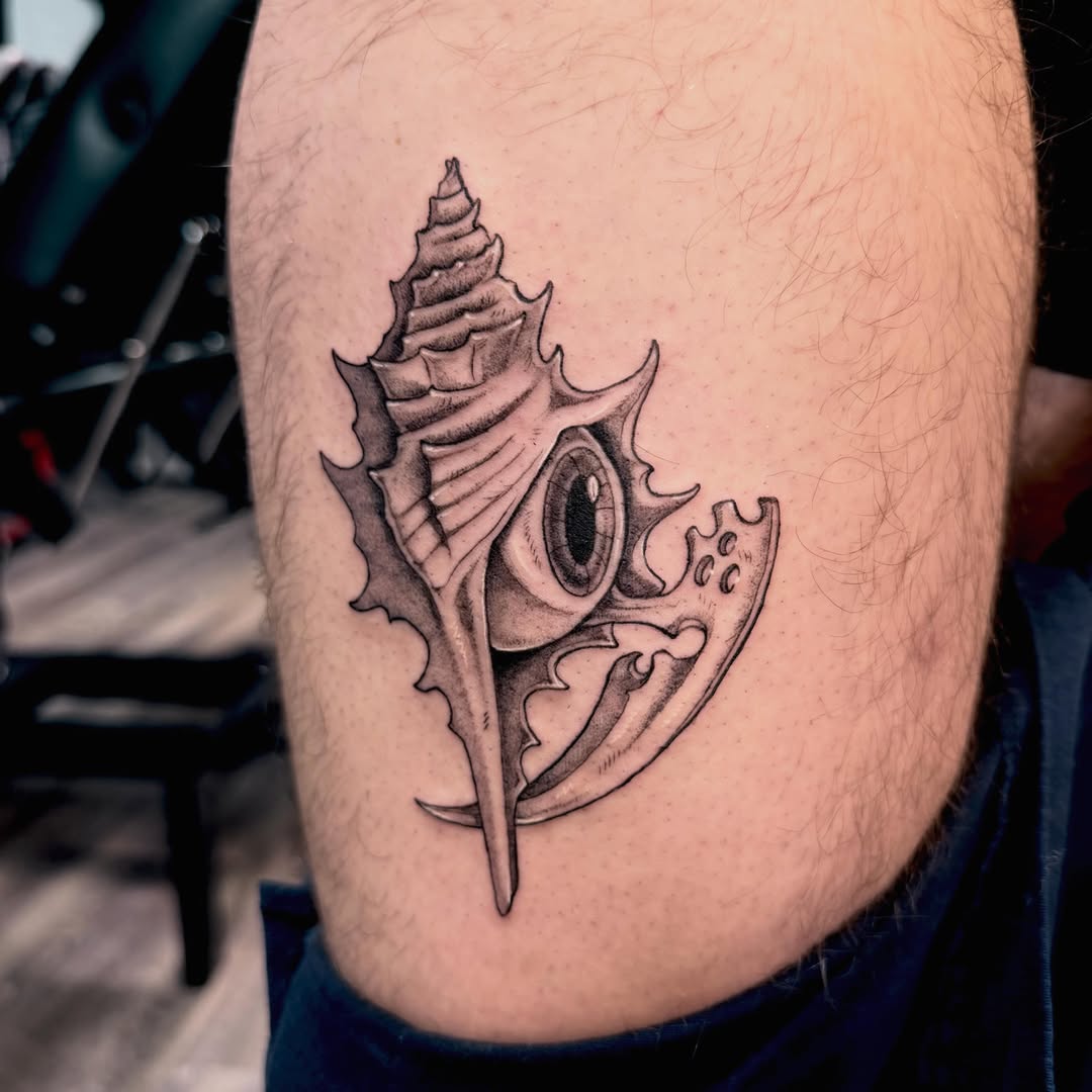 Tattoo by @elijahtatttoo — black_and_grey