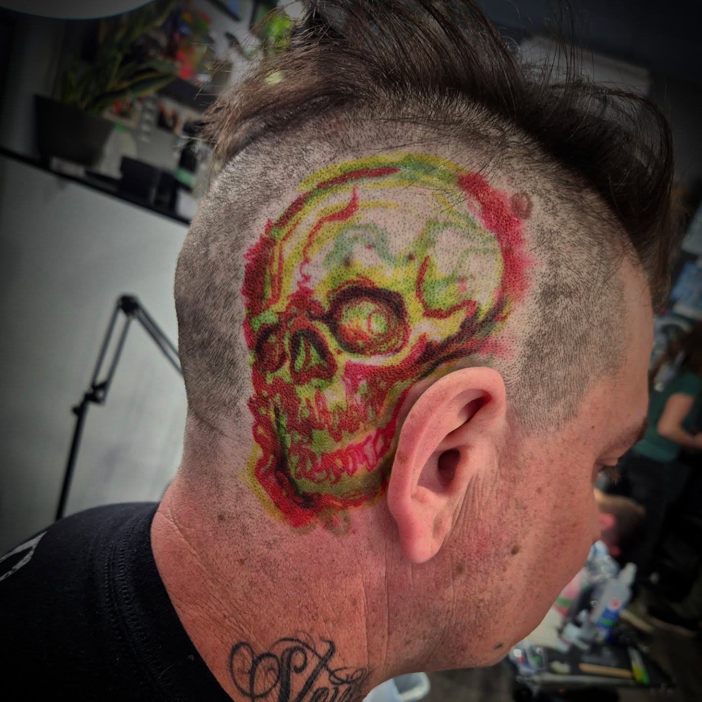 Tattoo by @wizard_tattooer — dotwork