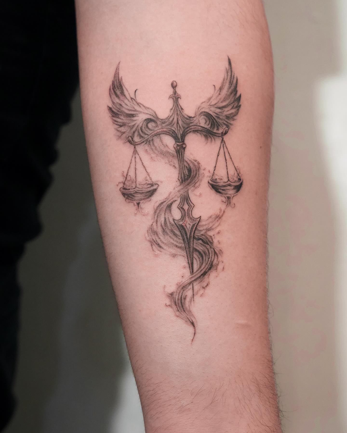Tattoo by @tattooist_lionel β black_and_grey