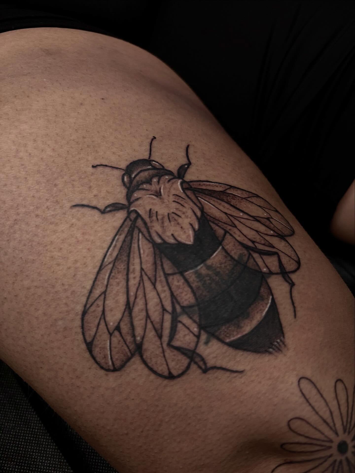 Tattoo by @justjellytattoos — black_and_grey