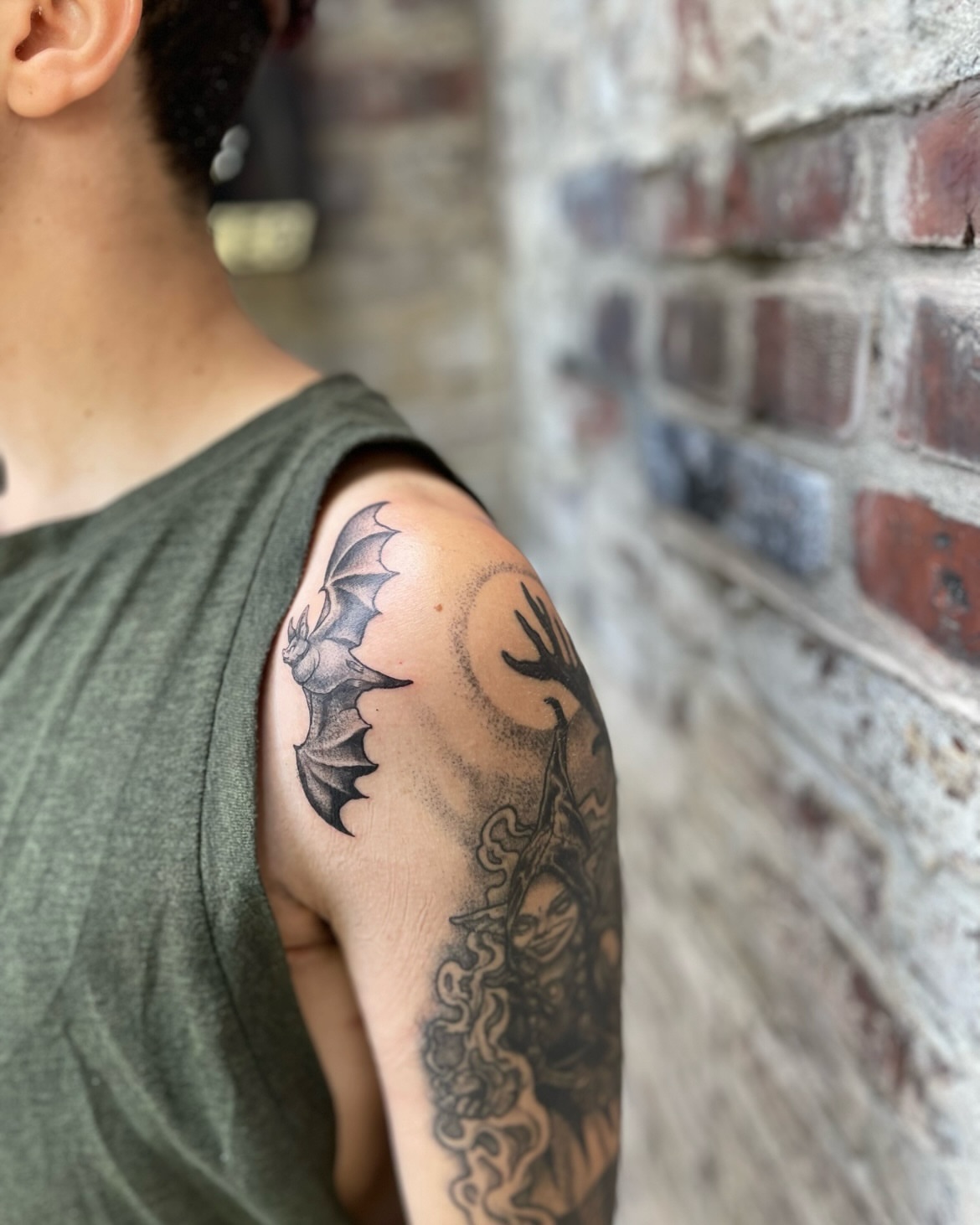 Tattoo by @ponycarttattoo — black_and_grey