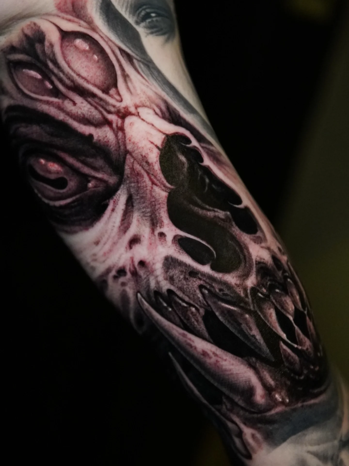 Tattoo by @alexpeatattoos — dark_realism