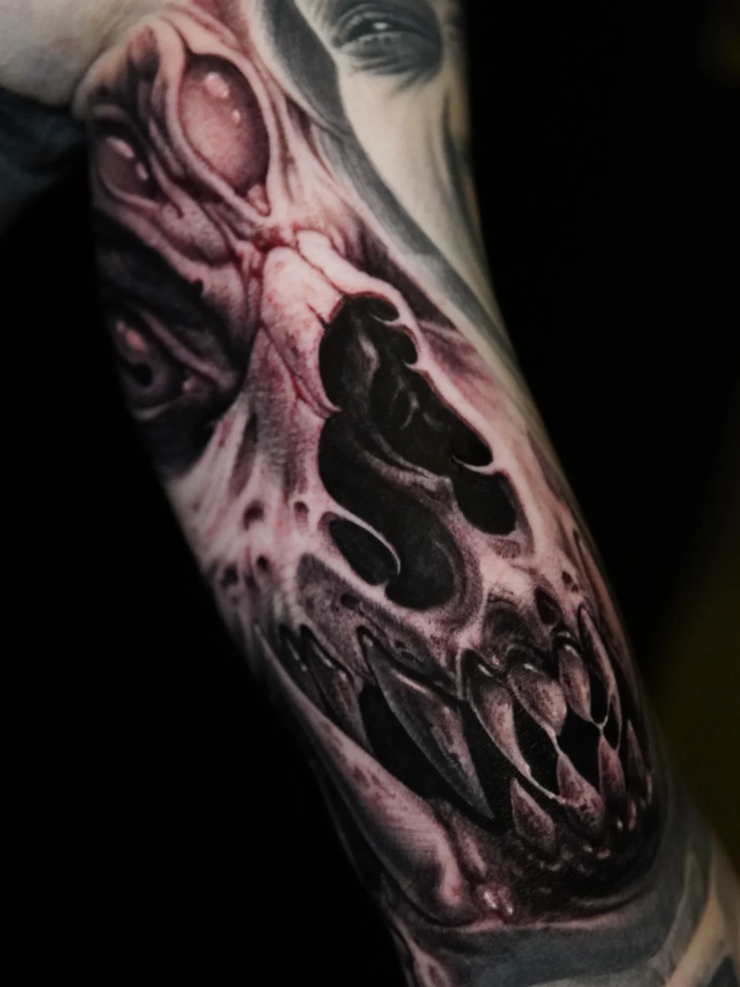 Tattoo by @alexpeatattoos — dark_realism
