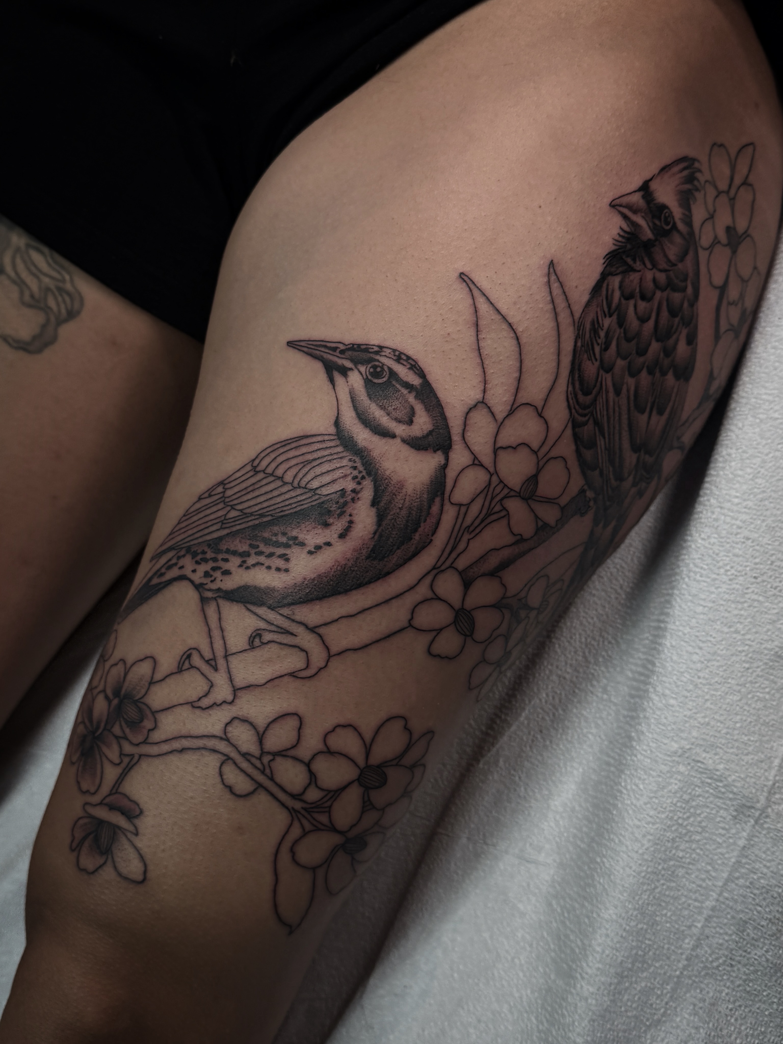 Tattoo by @tattoosbygina — black_and_grey, realism