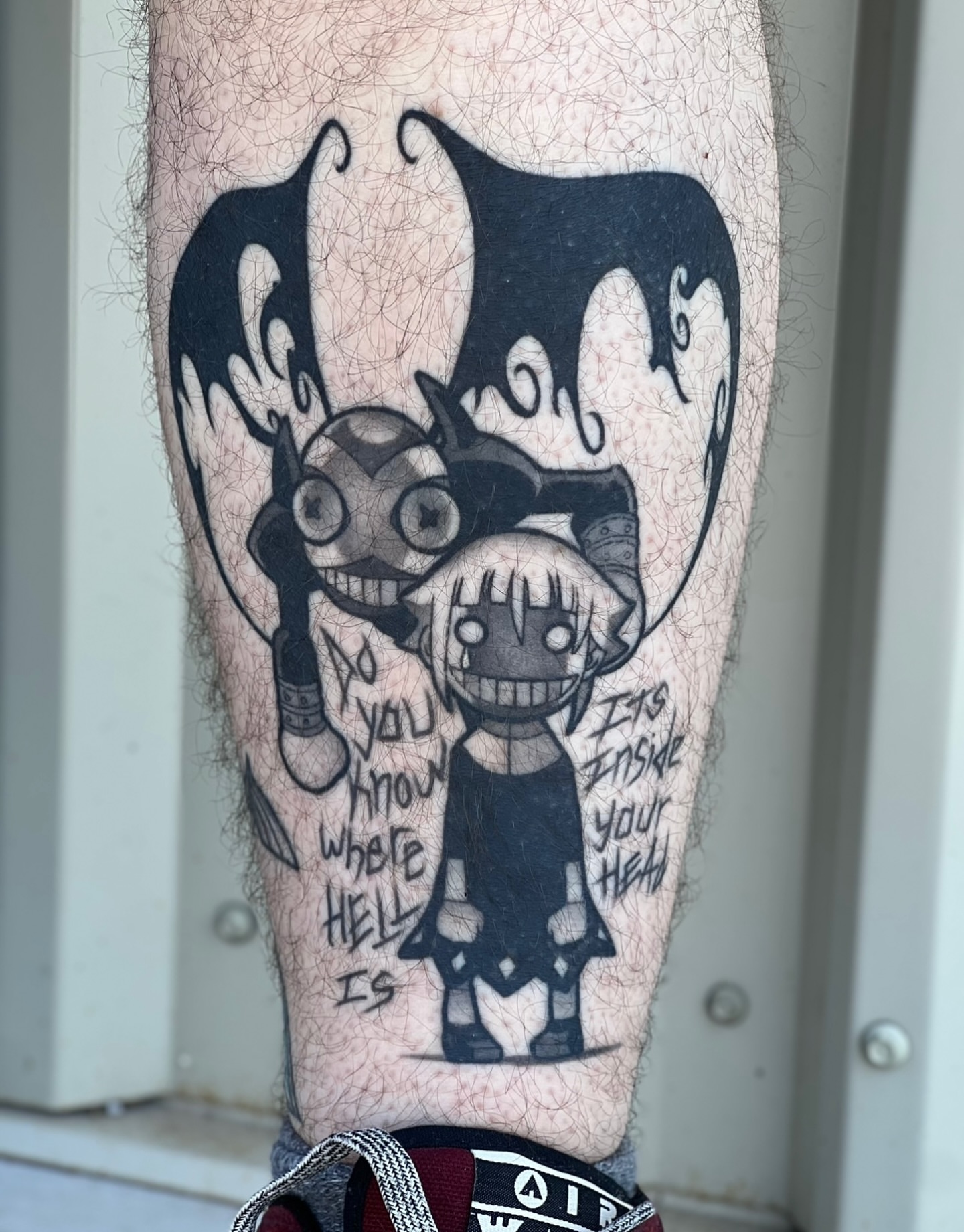 Tattoo by @tyler_wrong97 — dark_realism, anime