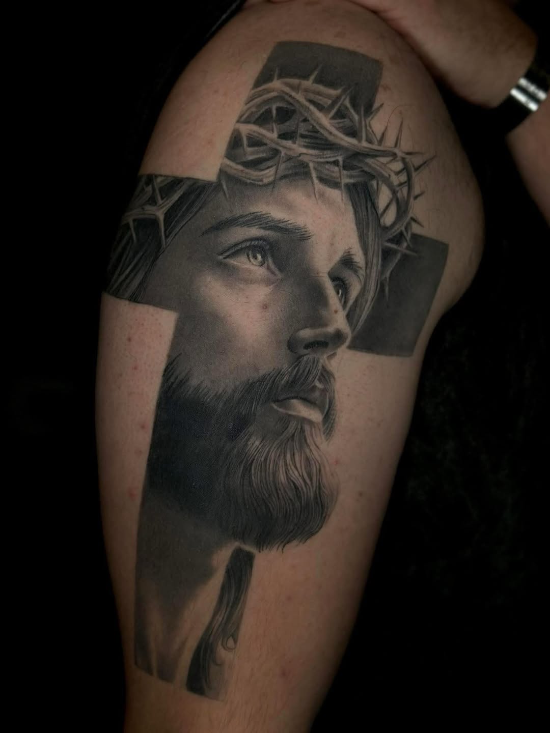 Tattoo by @katiektattoos — realism, black_and_grey