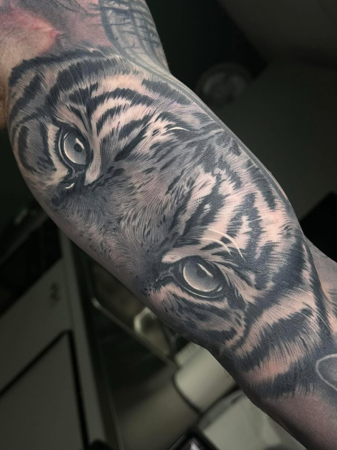 Tattoo by @katiektattoos — realism, black_and_grey