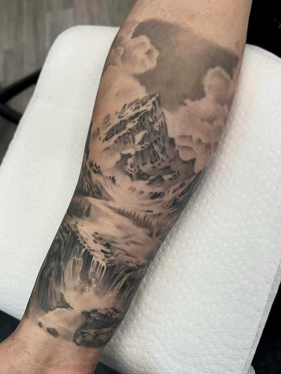 Tattoo by @katiektattoos — realism, black_and_grey