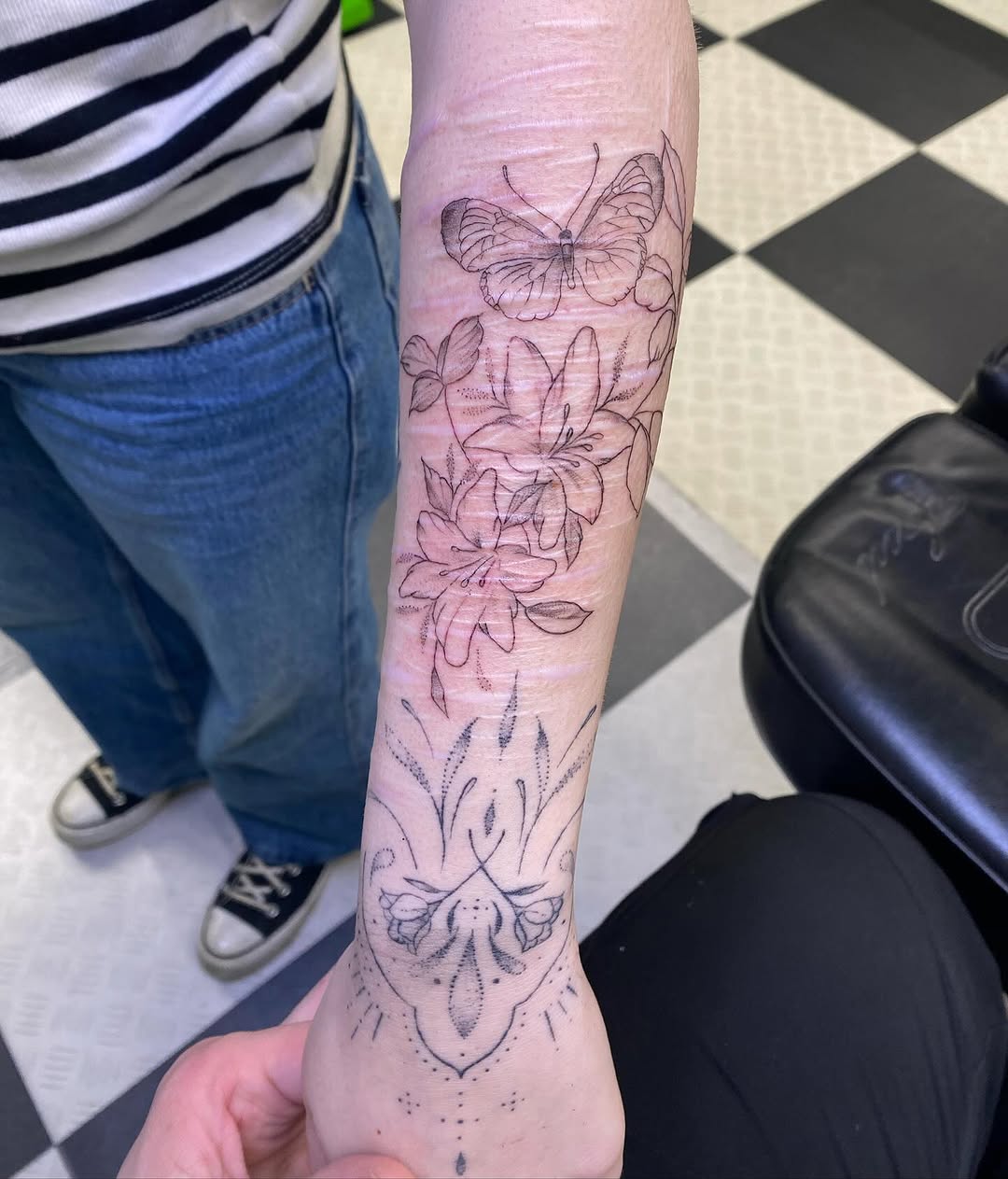 Tattoo by @spencerjonestattoos — fine_line, dotwork