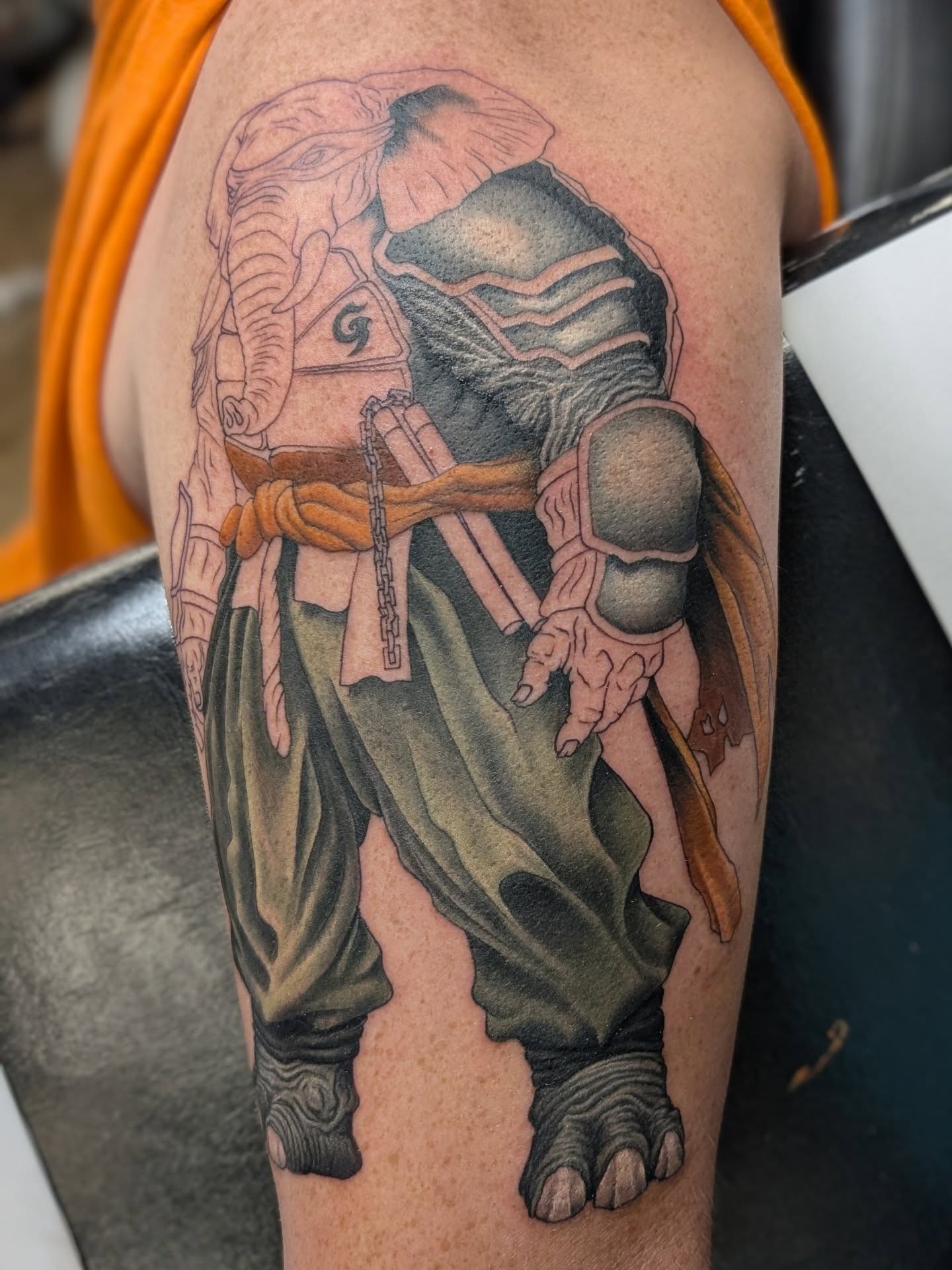 Tattoo by @hew_hoff — realism, black_and_grey