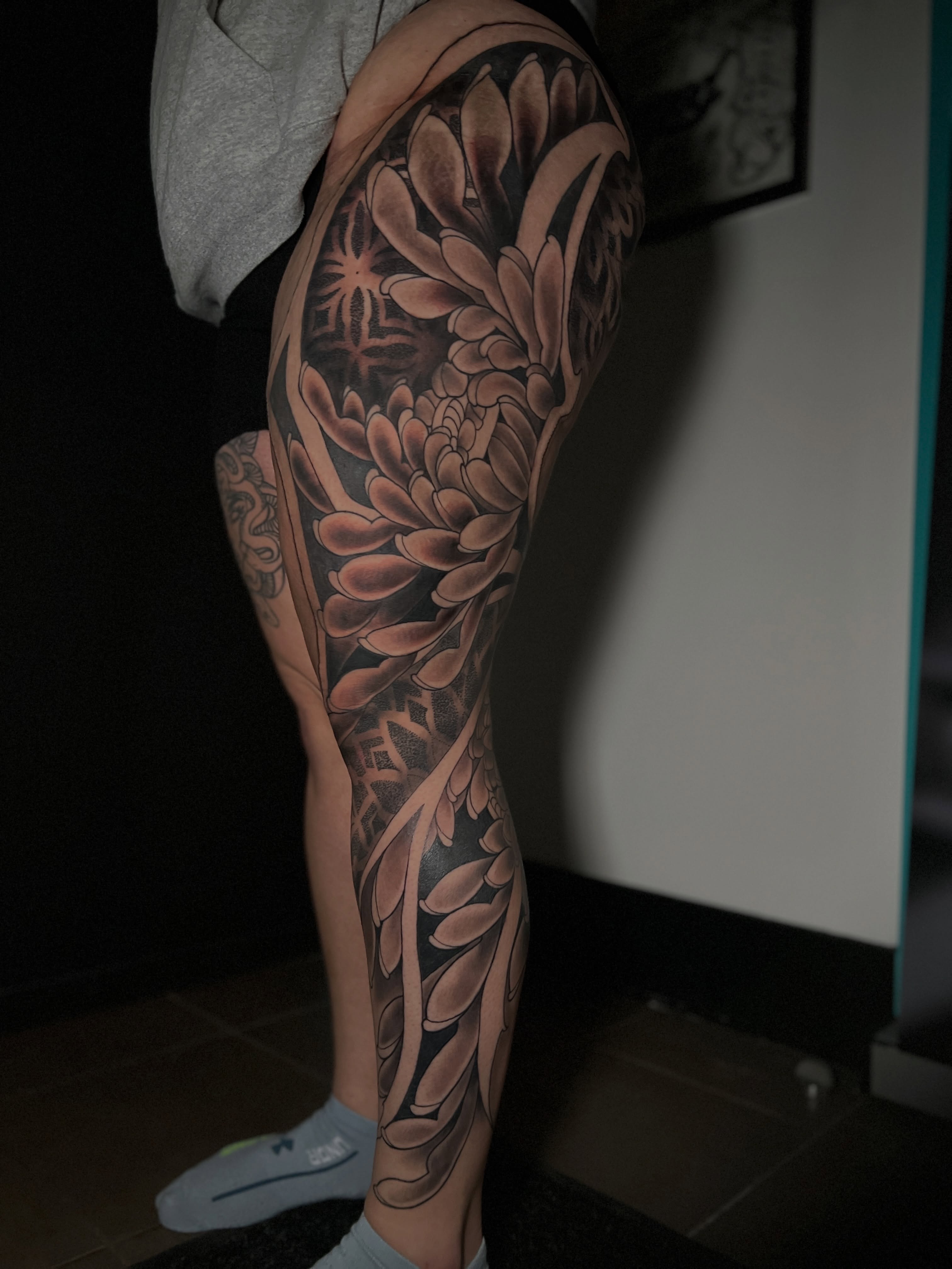 Tattoo by @artdoctortattoo — black_and_grey