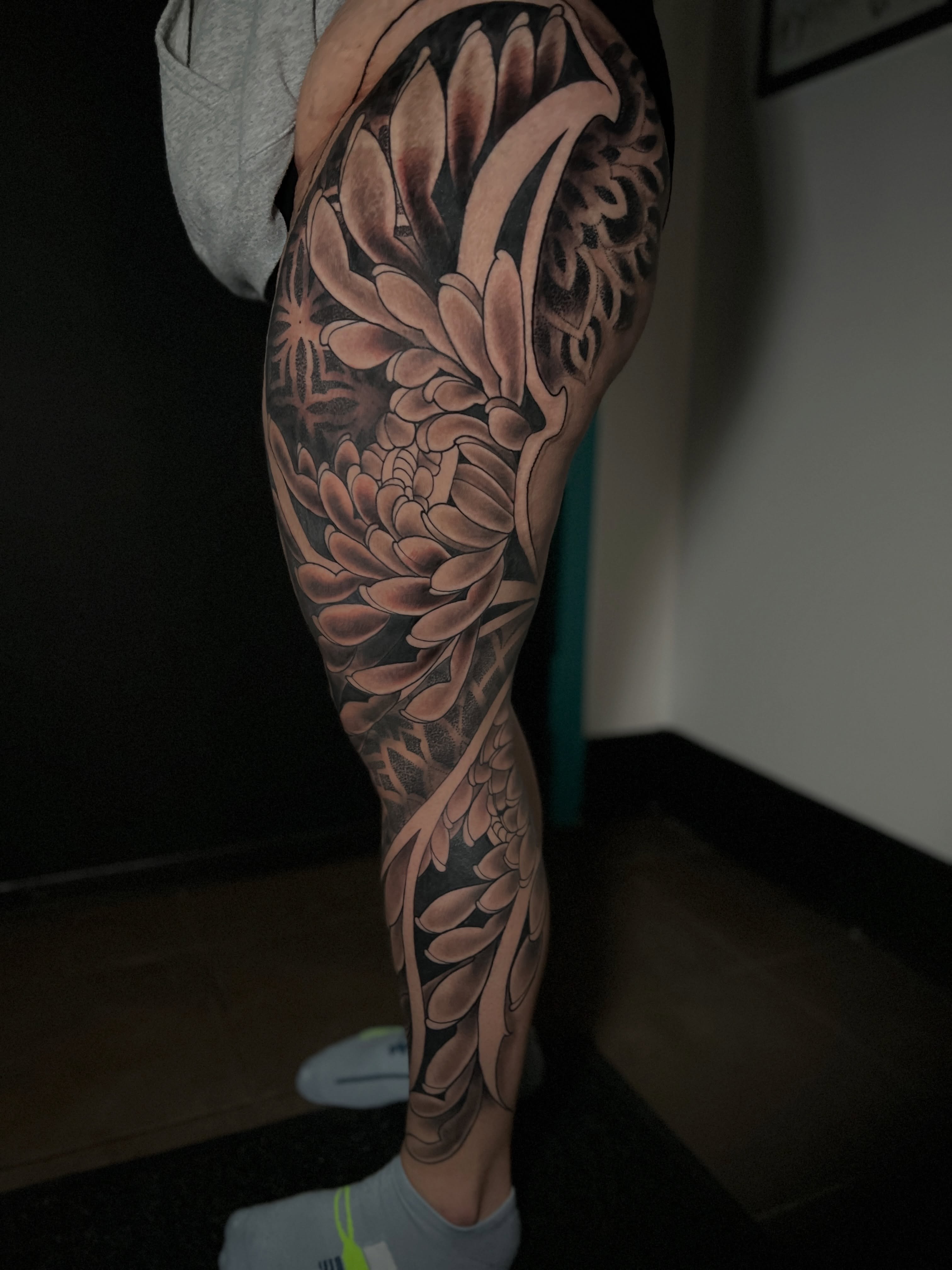 Tattoo by @artdoctortattoo — black_and_grey