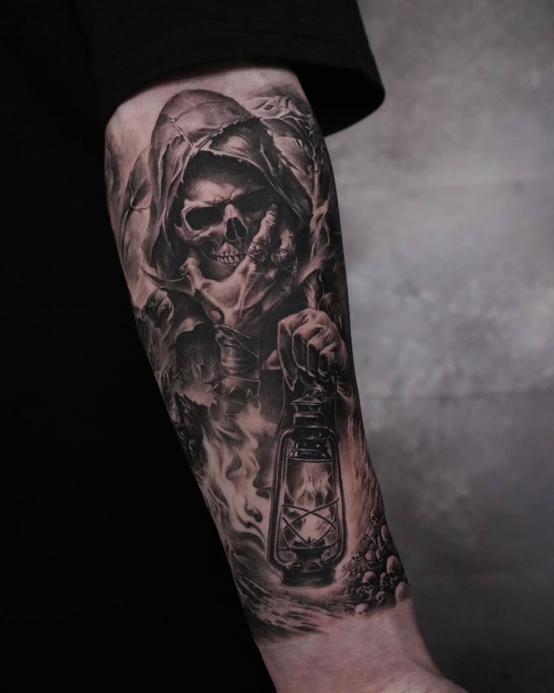 Tattoo by @sean_tattoos — realism, dark_realism