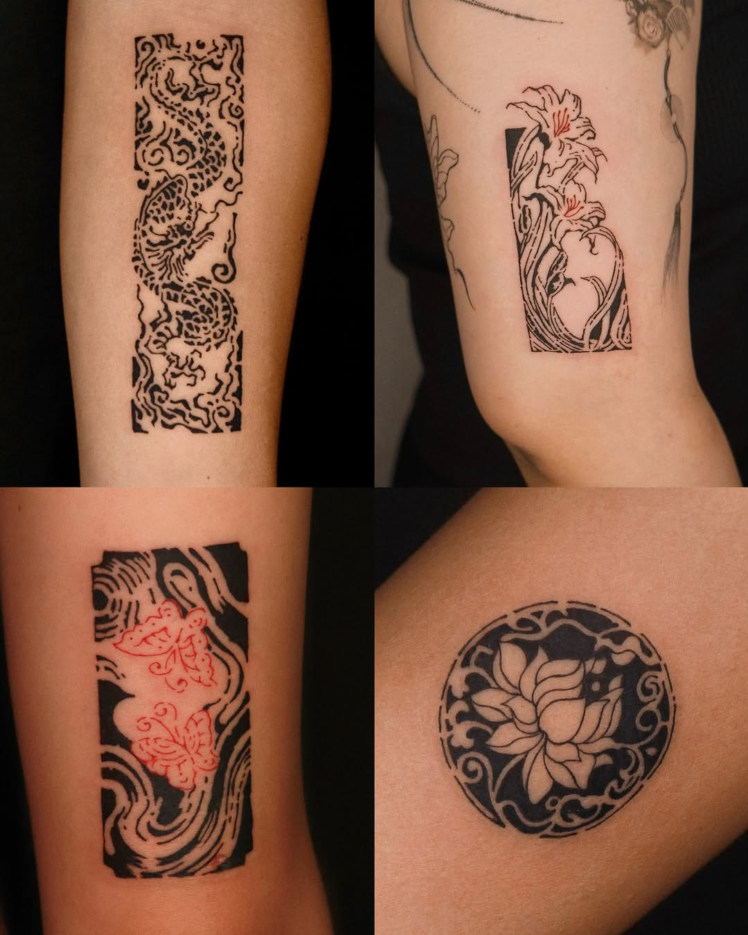 Dragon and waves ignorant tattoo on the back by ❖ Tomi ❖