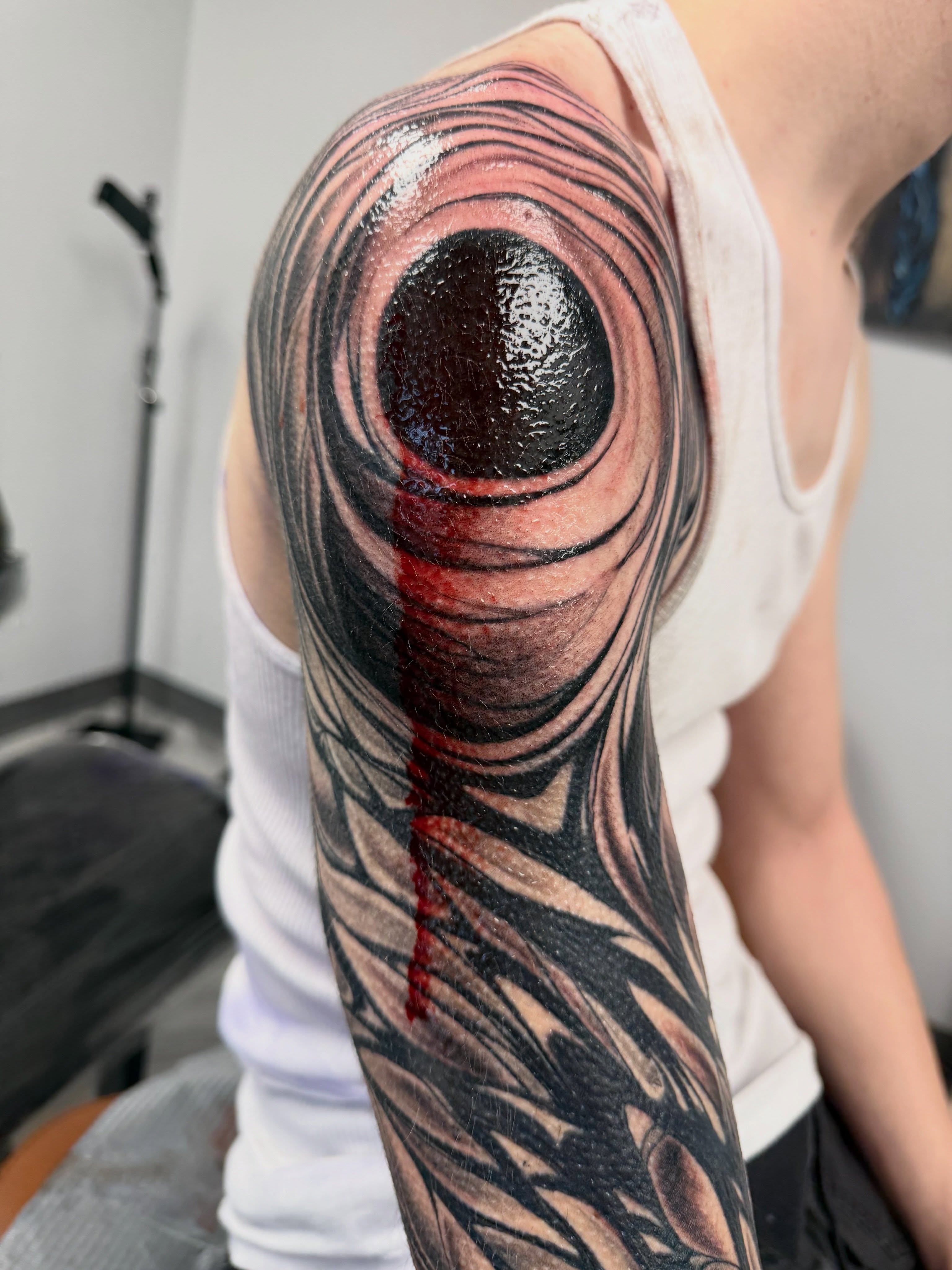 Tattoo by @tattooforero — realism, dark_realism