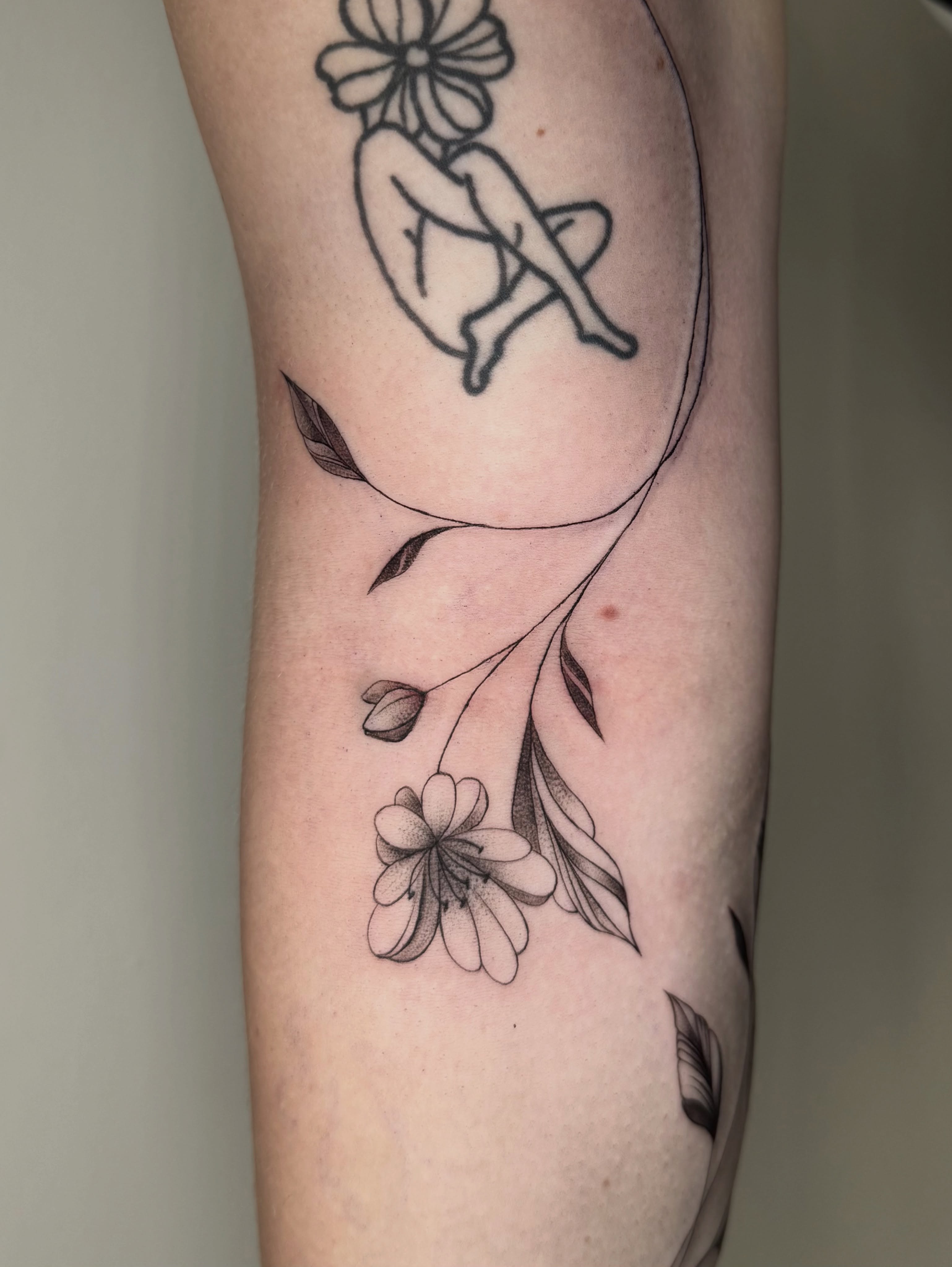 Tattoo by @inkbyivyx — black_and_grey