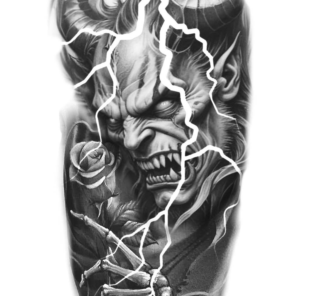 Tattoo by @painandpleasuretattoos505 — realism, dark_realism