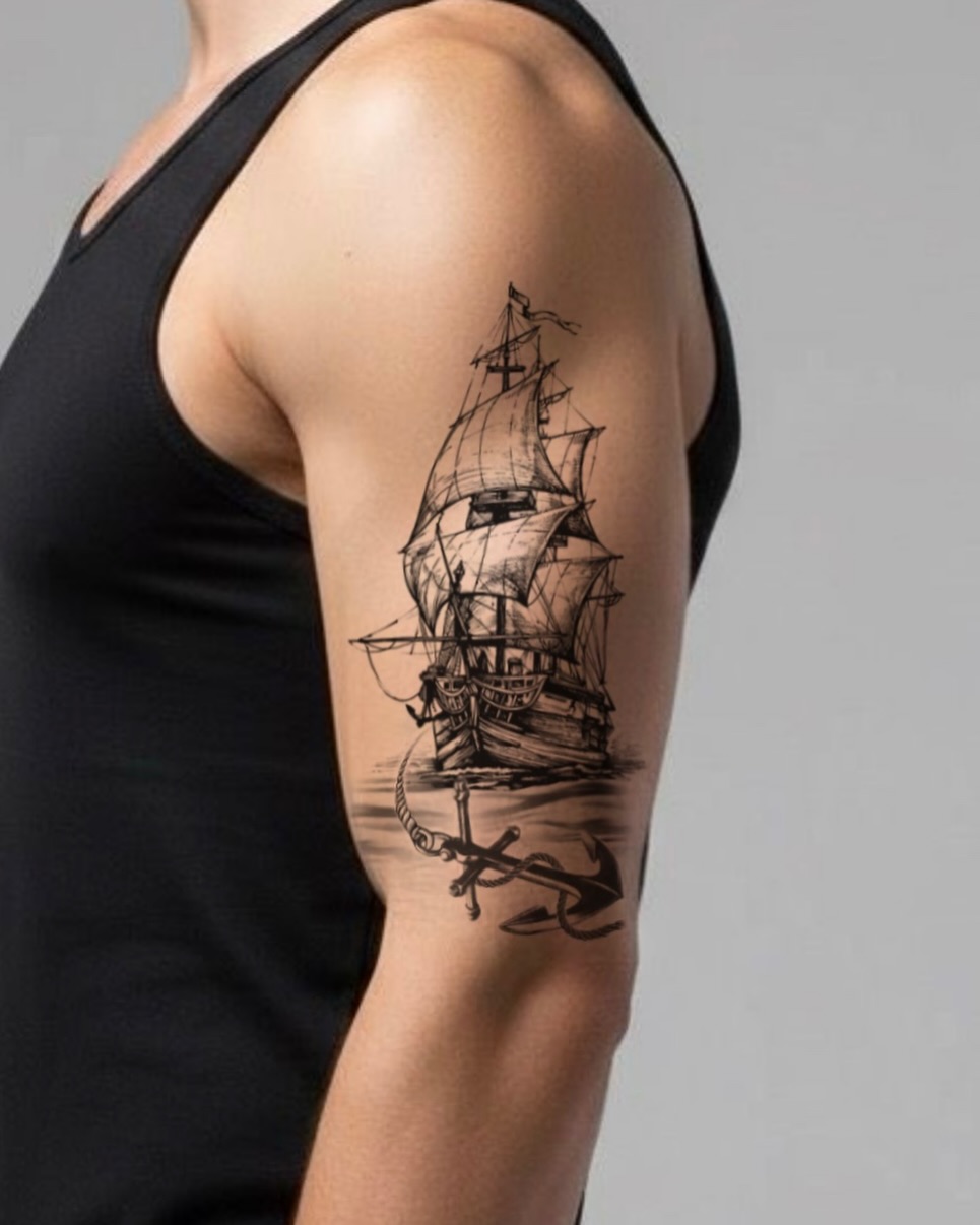 Tattoo by @blanc_tattoos — black_and_grey