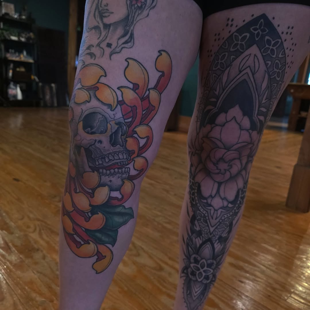Tattoo by @embermoontattoos — realism, japanese_irezumi