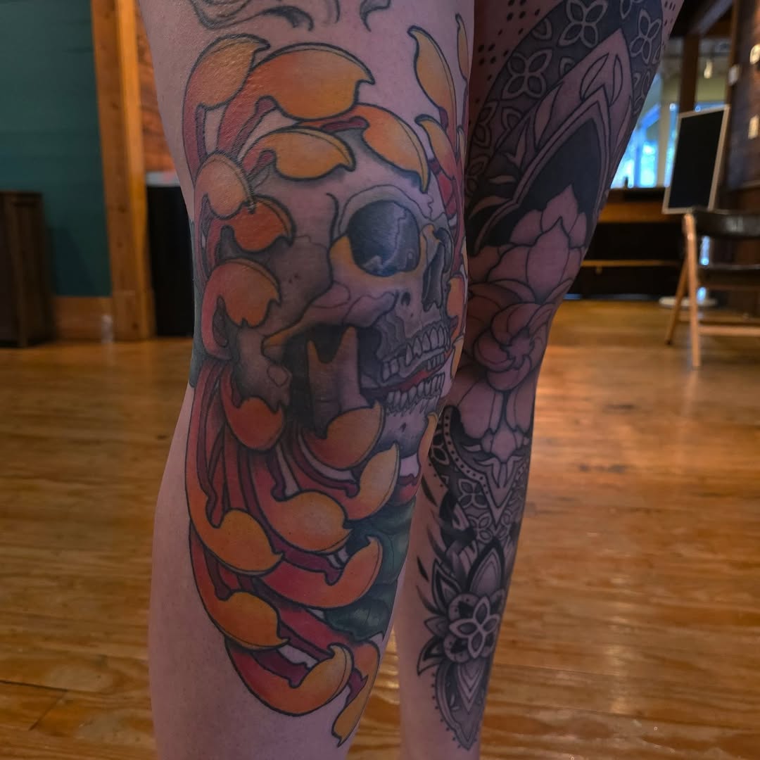 Tattoo by @embermoontattoos — japanese_irezumi, realism