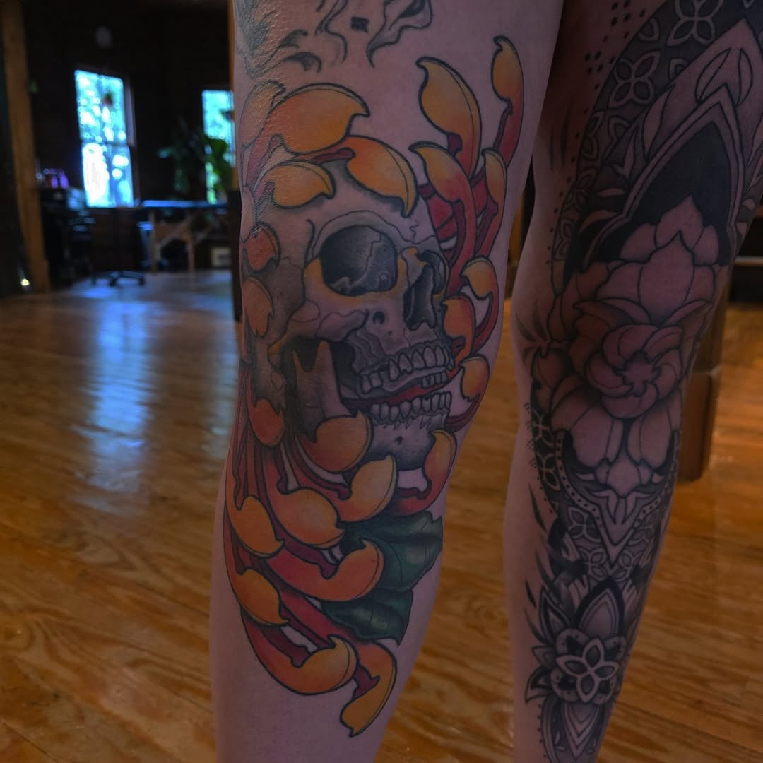Tattoo by @embermoontattoos — japanese_irezumi, realism