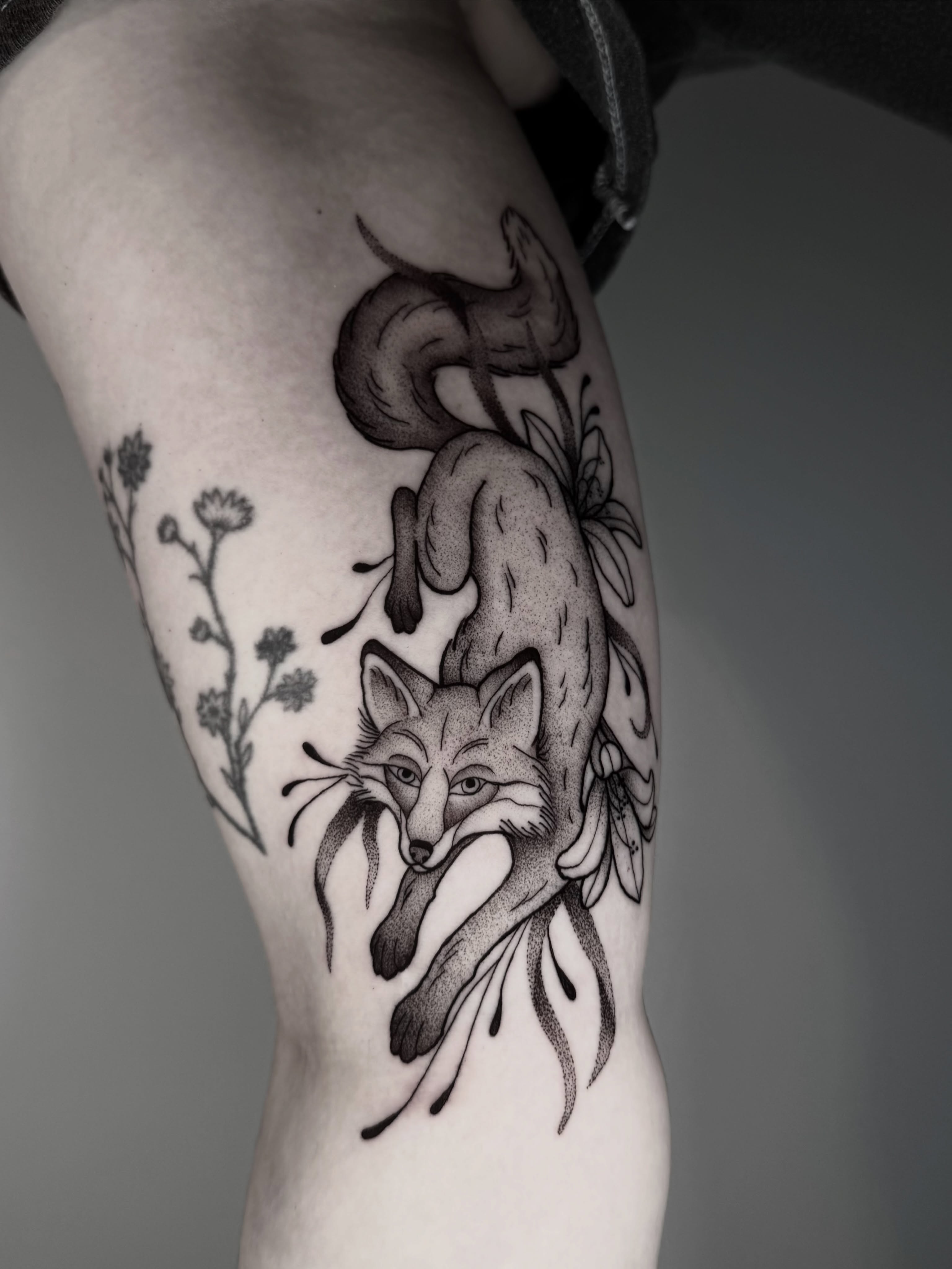 Tattoo by @katepenntattoos โ dotwork, black_and_grey