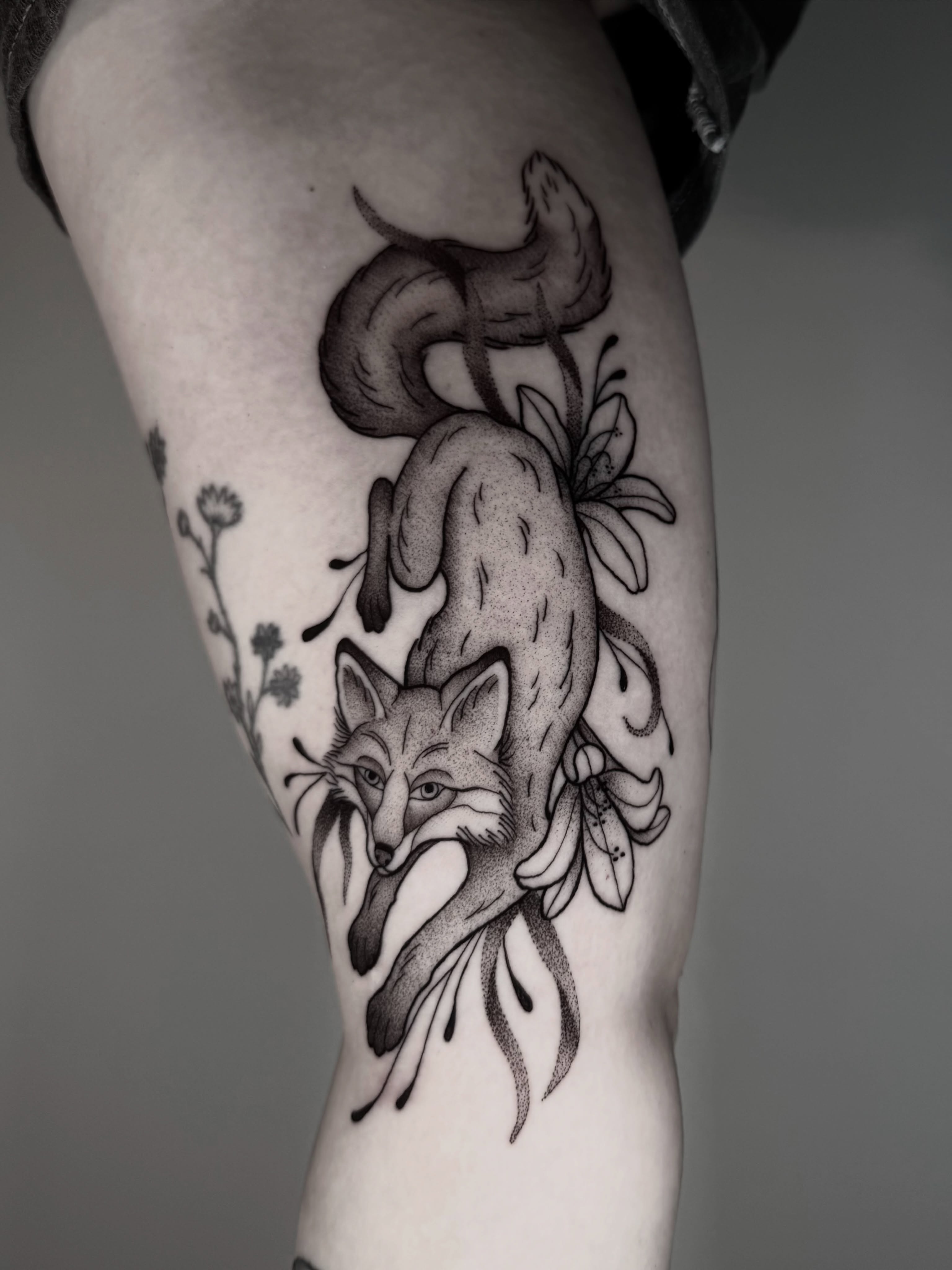 Tattoo by @katepenntattoos โ dotwork, black_and_grey