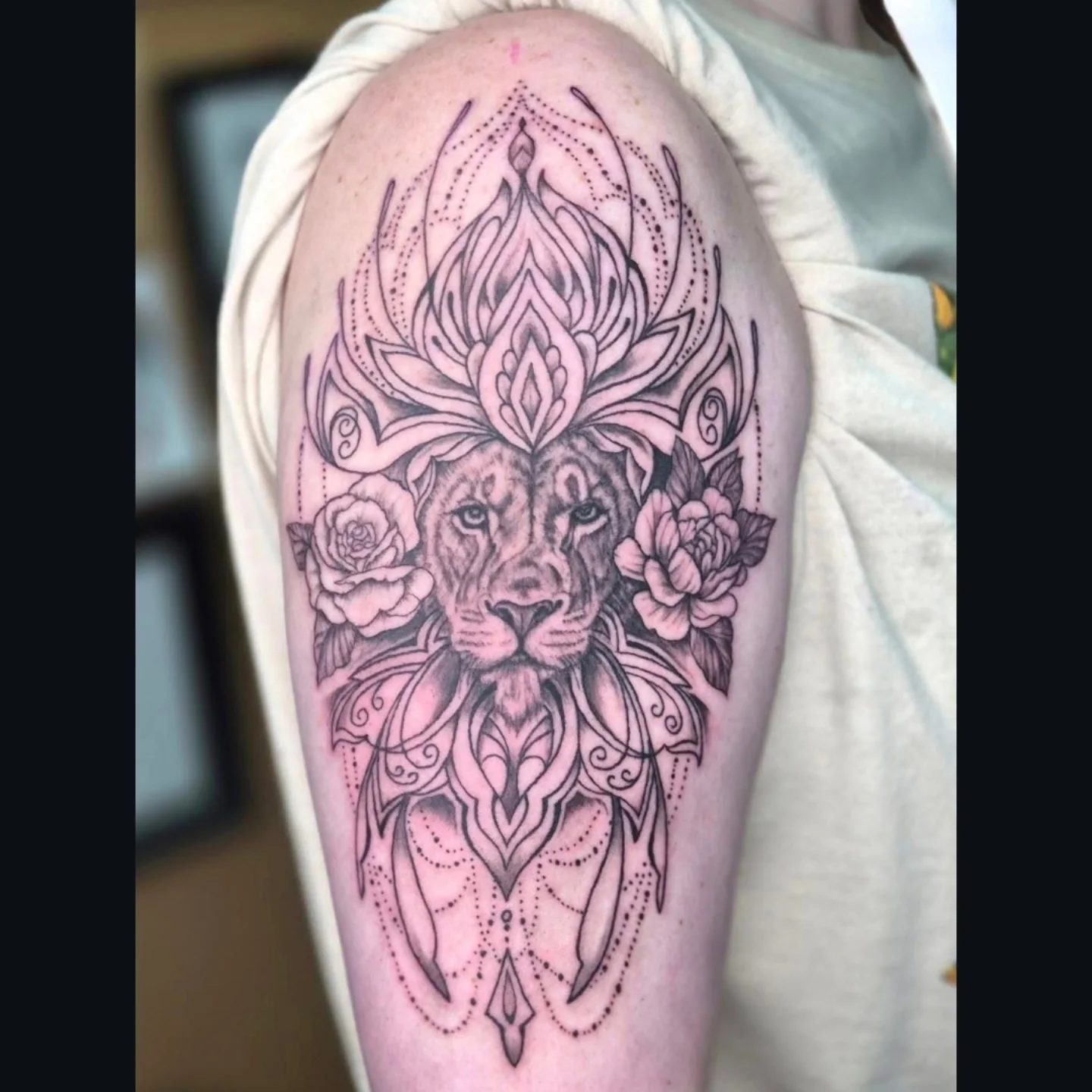 Tattoo by @therealchrisbell — realism, ornamental