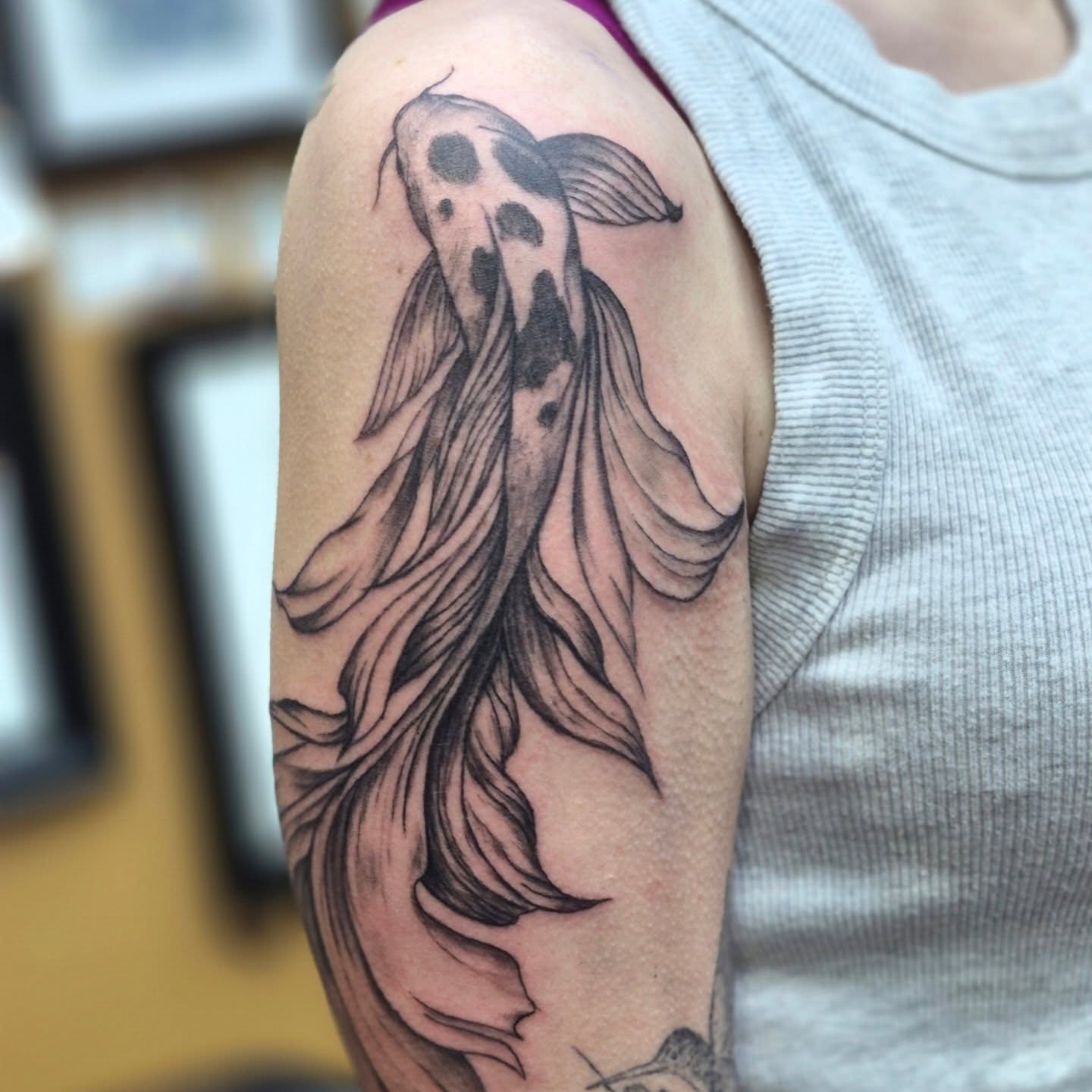 Tattoo by @therealchrisbell — black_and_grey, realism