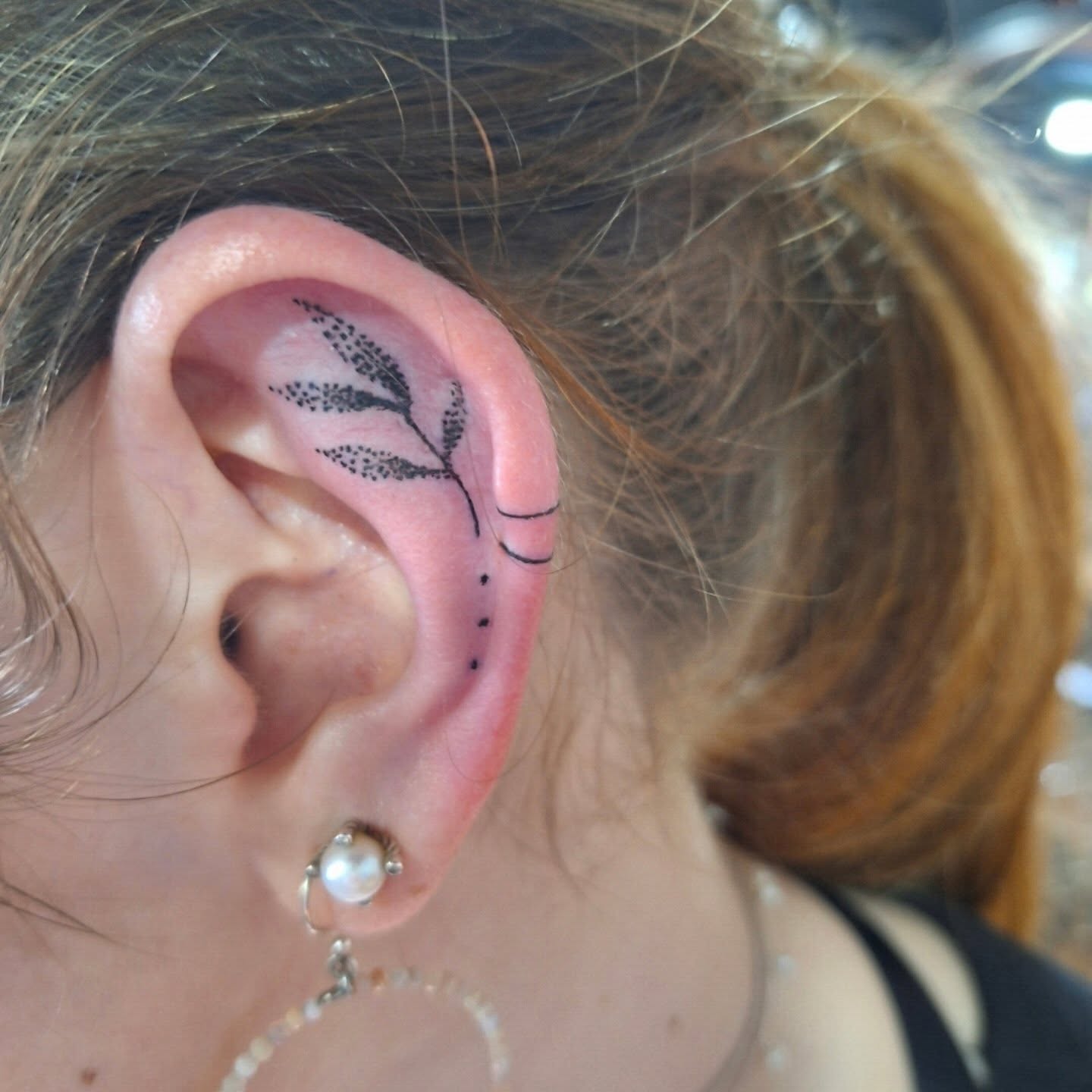 Tattoo by @therealchrisbell — dotwork, fine_line