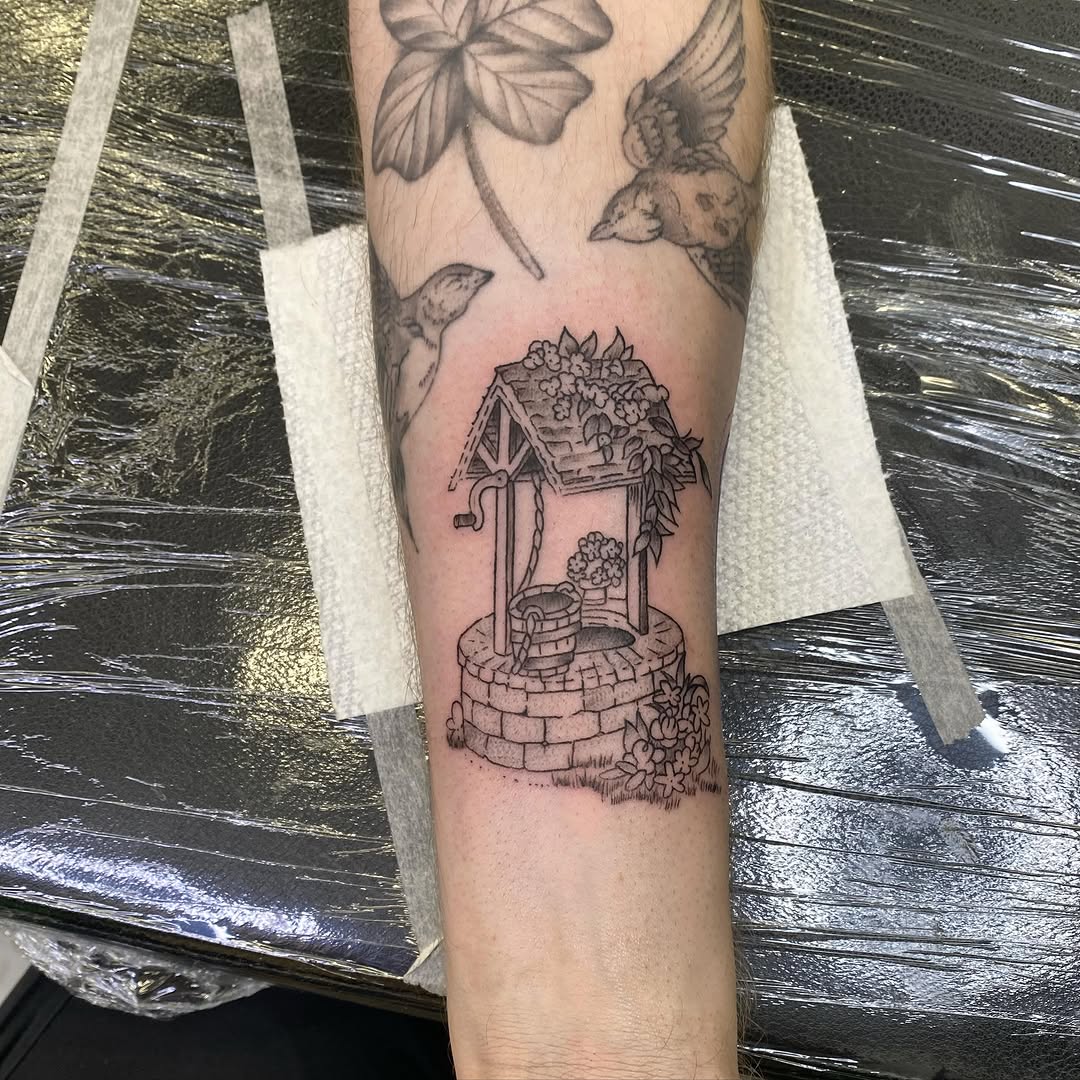Tattoo by @spencerjonestattoos — black_and_grey, illustrative