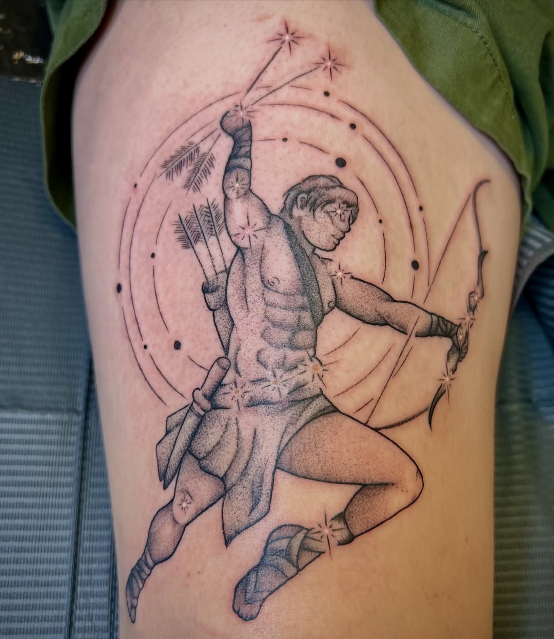 Tattoo by @danimcbaytattoos — dotwork, black_and_grey