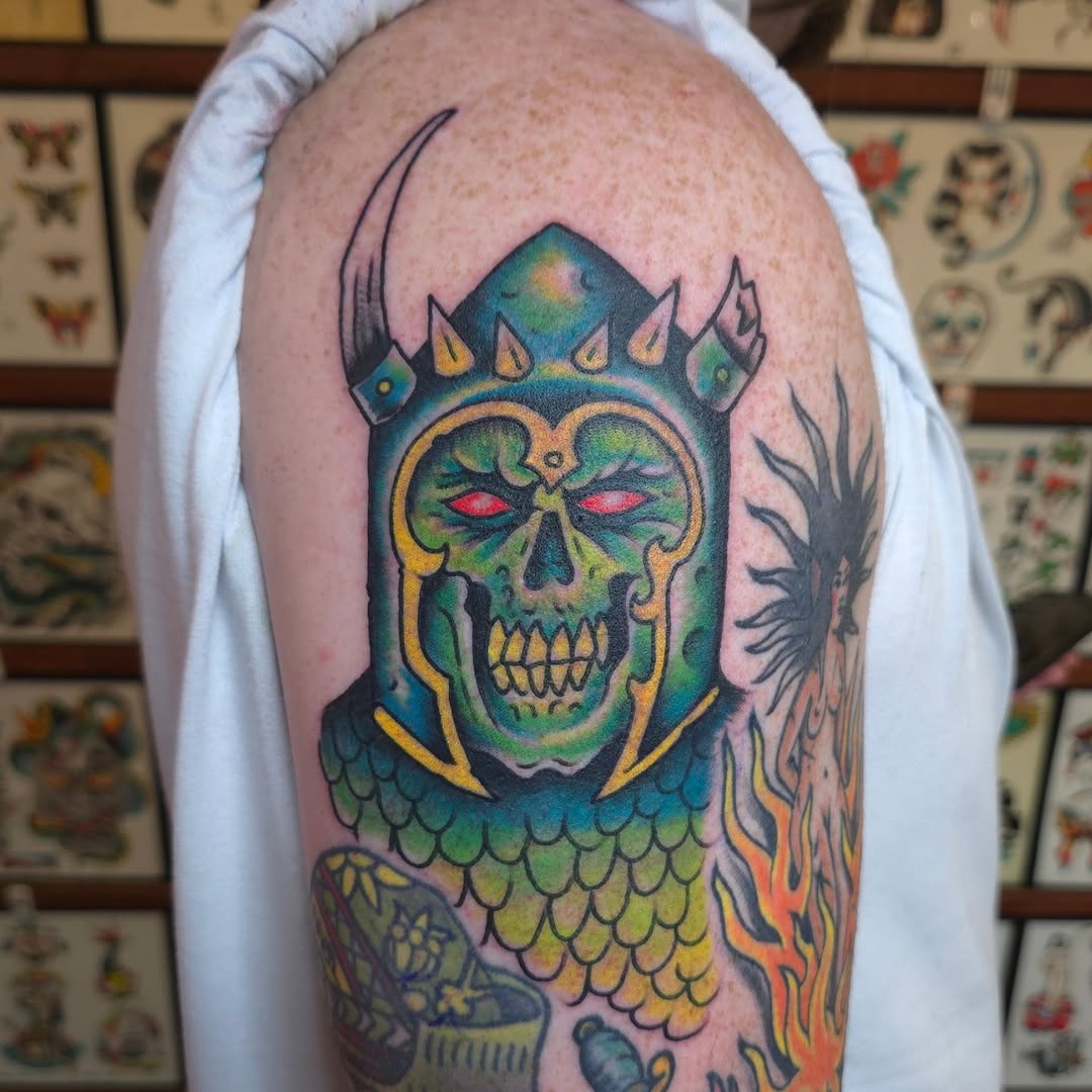 Tattoo by @cowboykaiju — new_school