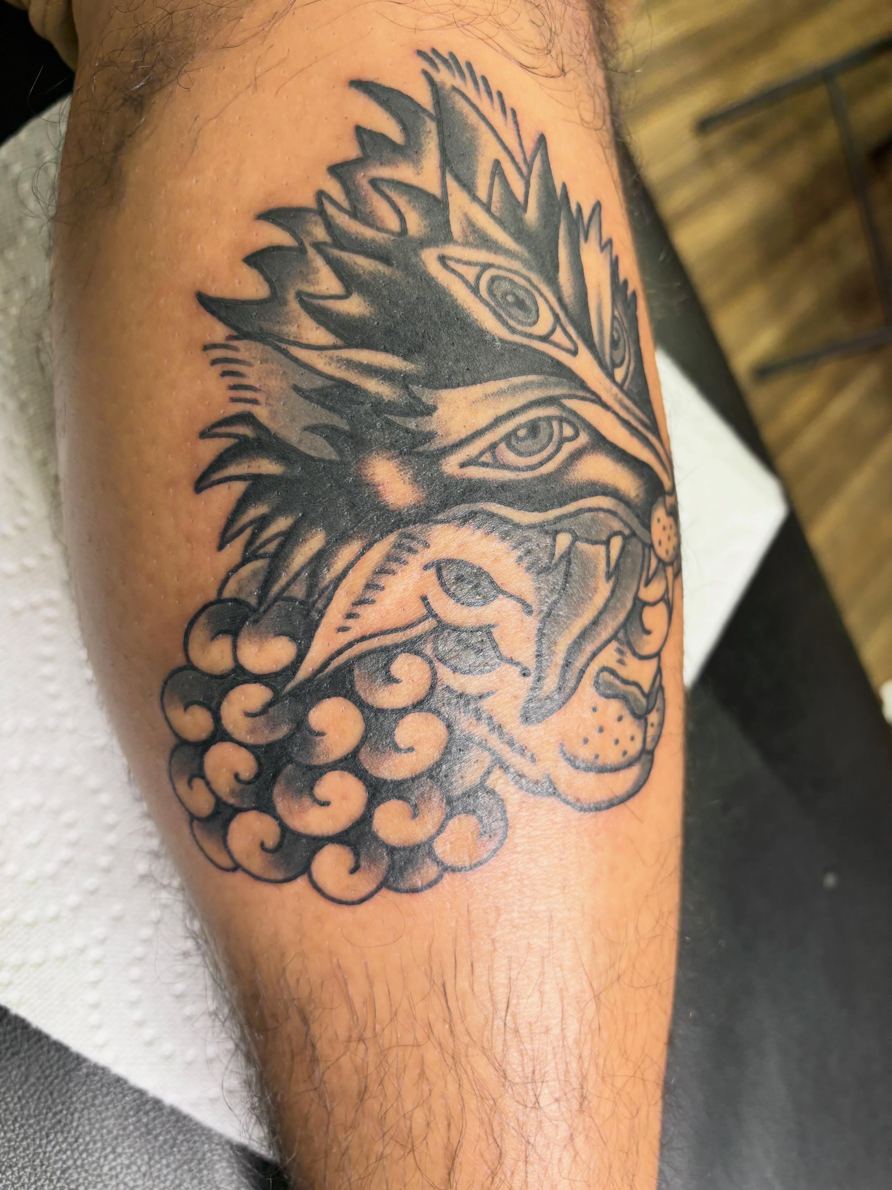 Tattoo by @jayytattoos_ — black_and_grey