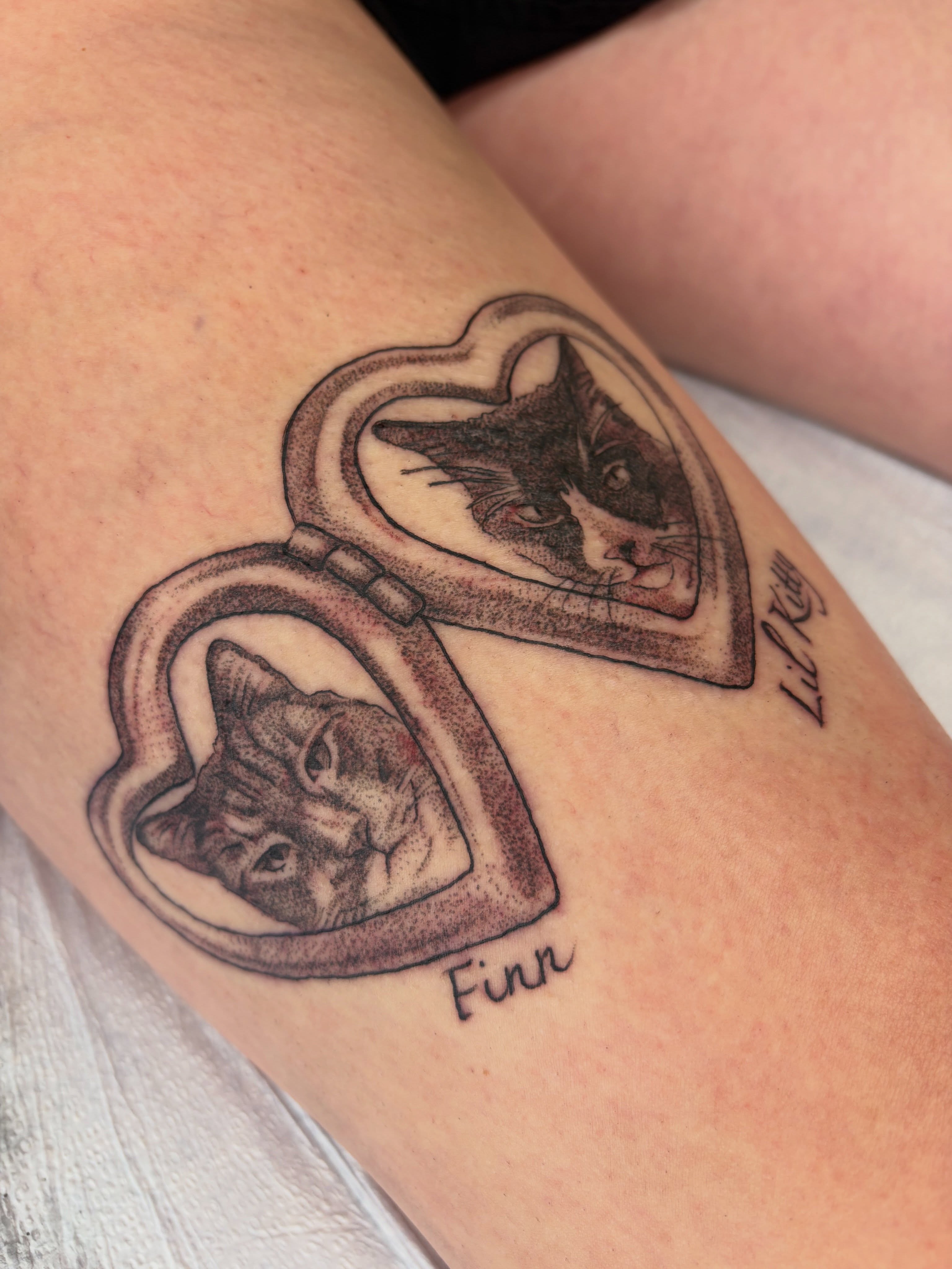 Tattoo by @bobibeanz — realism, black_and_grey