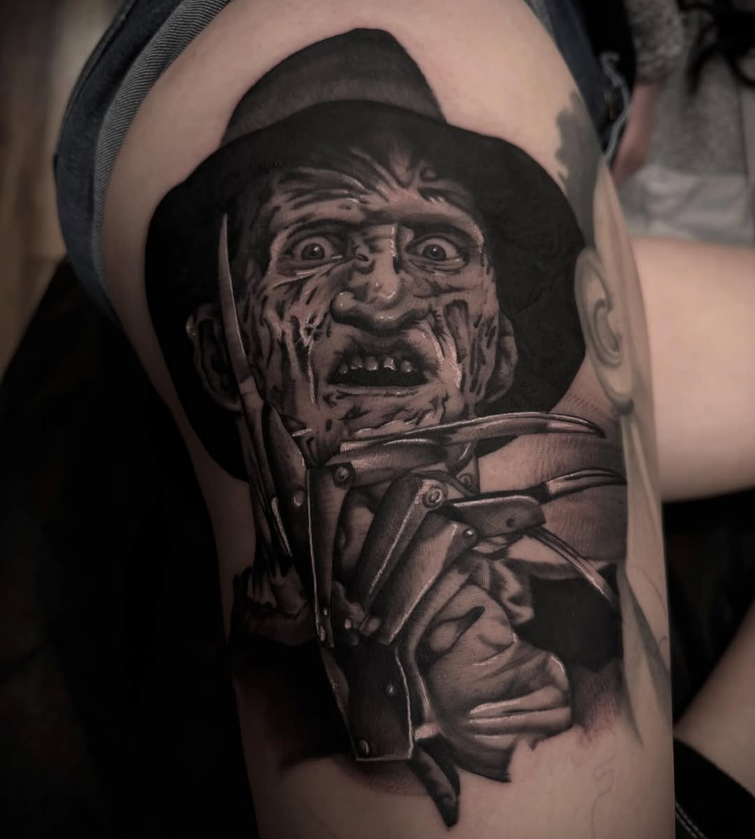 Tattoo by @jared_blue — realism, black_and_grey
