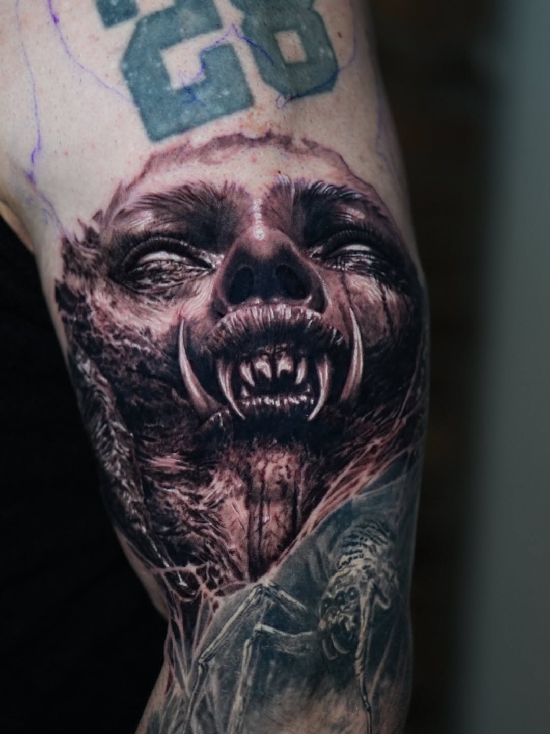 Tattoo by @zach.the.ripperr โ realism, dark_realism