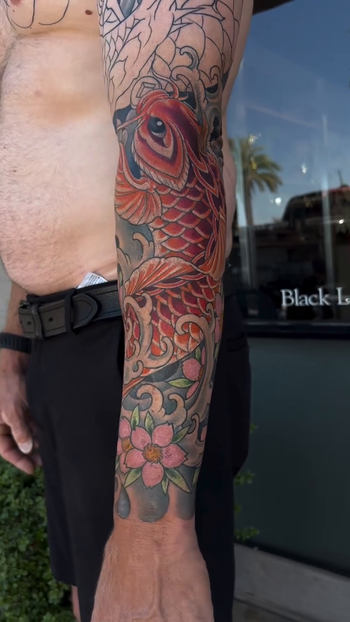 Tattoo by @byronwinkelman — japanese_irezumi, black_and_grey